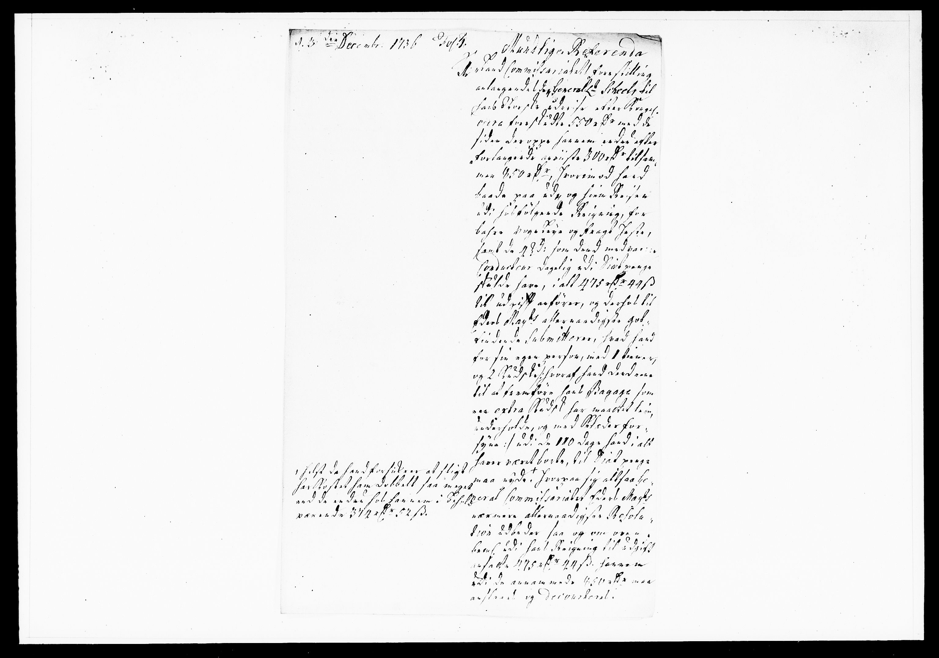 Krigskollegiet, Krigskancelliet, DRA/A-0006/-/1130-1137: Refererede sager, 1736, s. 448