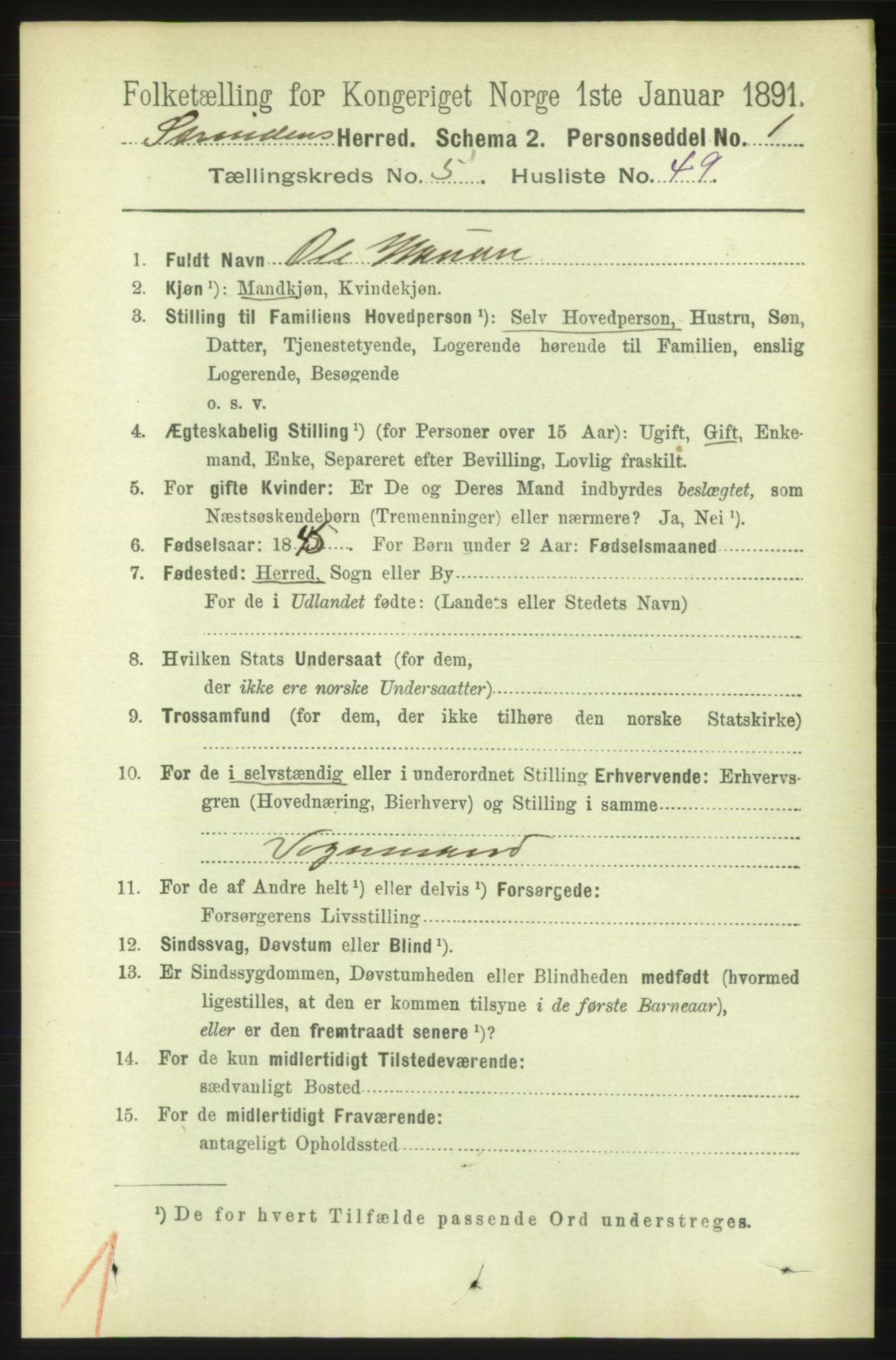 RA, Folketelling 1891 for 1660 Strinda herred, 1891, s. 4937