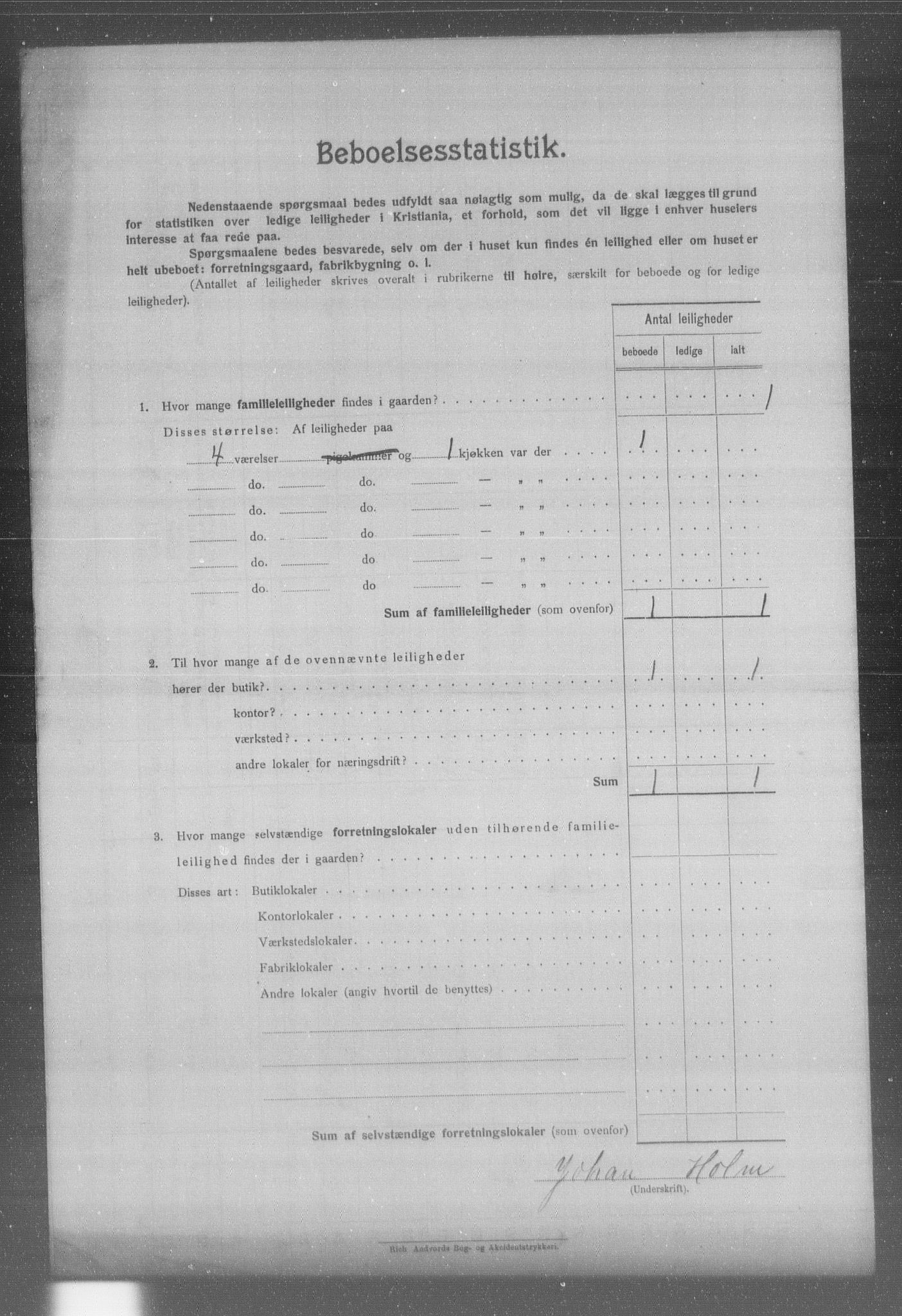 OBA, Kommunal folketelling 31.12.1904 for Kristiania kjøpstad, 1904, s. 2334