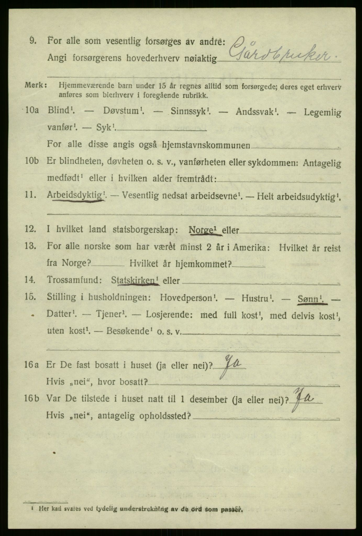 SAB, Folketelling 1920 for 1437 Kinn herred, 1920, s. 7874