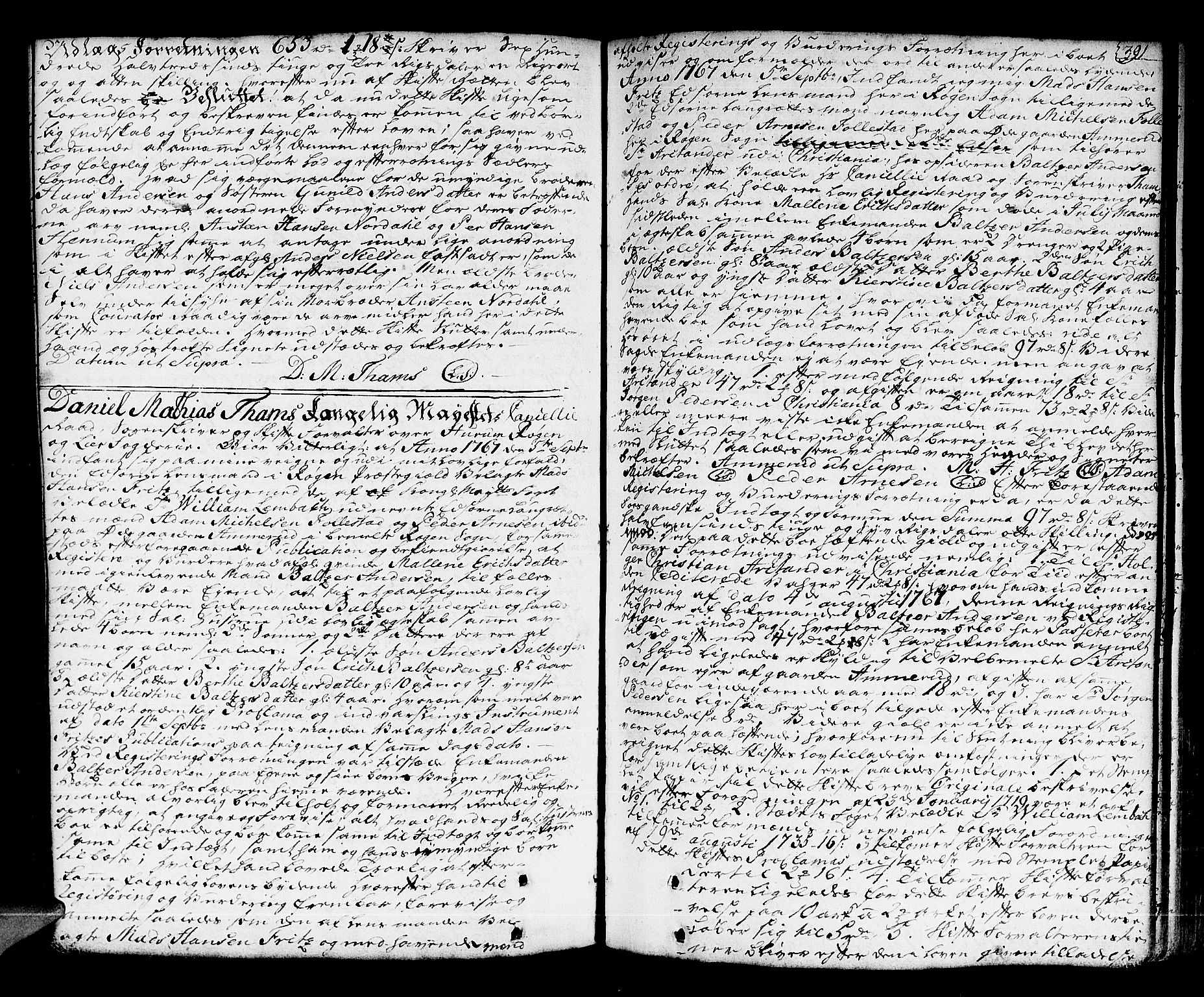 Lier, Røyken og Hurum sorenskriveri, AV/SAKO-A-89/H/Hc/L0005: Skifteprotokoll, 1760-1774, s. 390b-391a