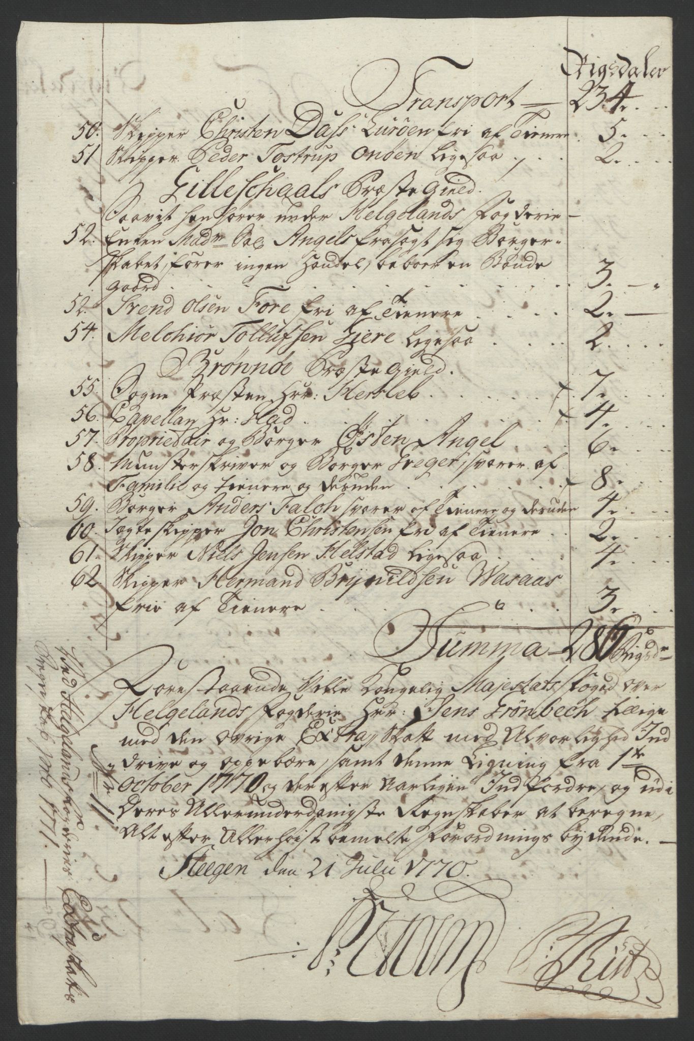 Rentekammeret inntil 1814, Reviderte regnskaper, Fogderegnskap, RA/EA-4092/R65/L4573: Ekstraskatten Helgeland, 1762-1772, s. 353