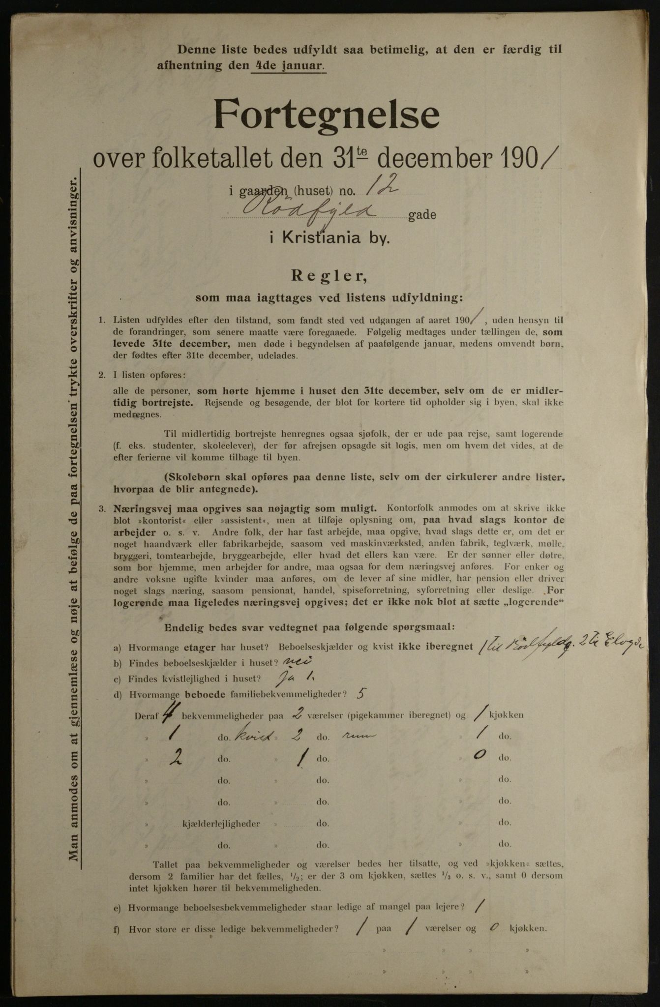 OBA, Kommunal folketelling 31.12.1901 for Kristiania kjøpstad, 1901, s. 13179