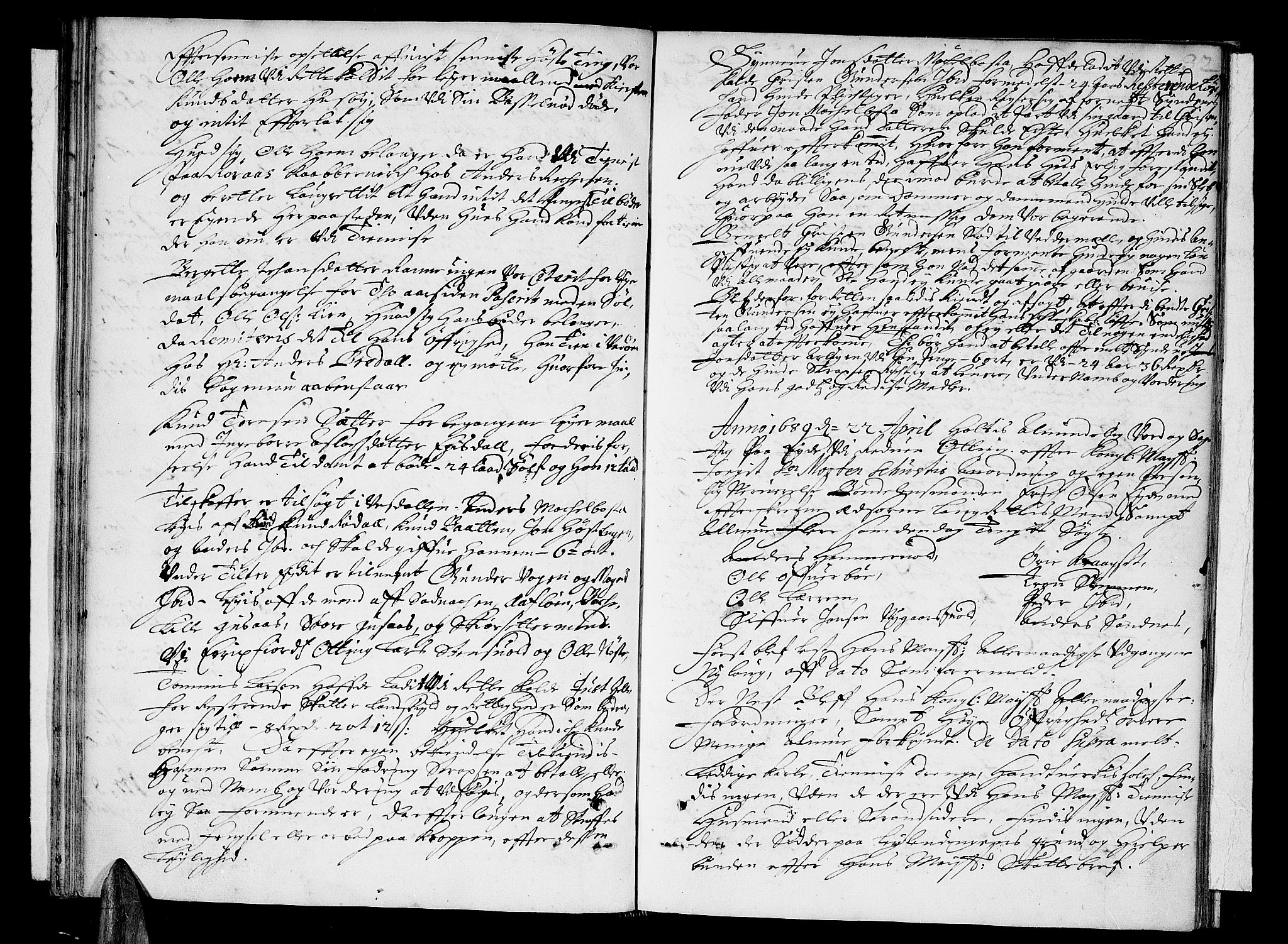 Romsdal sorenskriveri, SAT/A-4149/1/1/1A/L0001: Tingbok, 1688-1690, s. 31b-32a