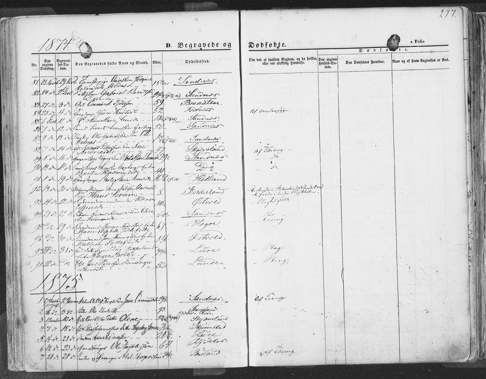 Høyland sokneprestkontor, AV/SAST-A-101799/001/30BA/L0009: Ministerialbok nr. A 9.2, 1857-1877, s. 297