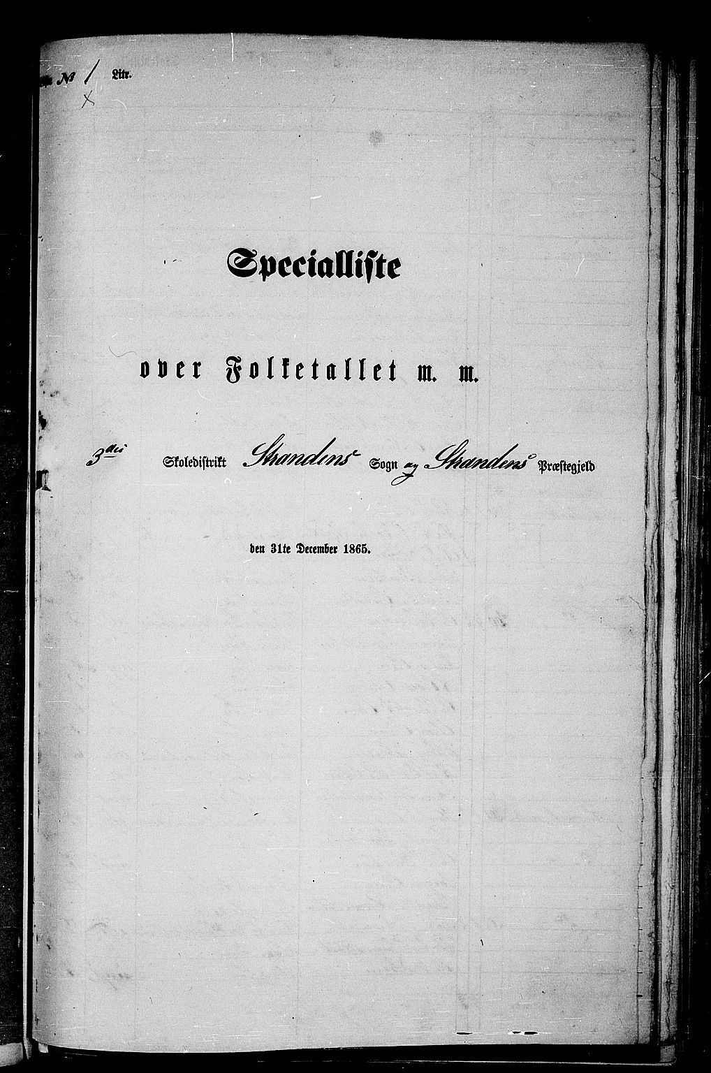 RA, Folketelling 1865 for 1525P Stranda prestegjeld, 1865, s. 6