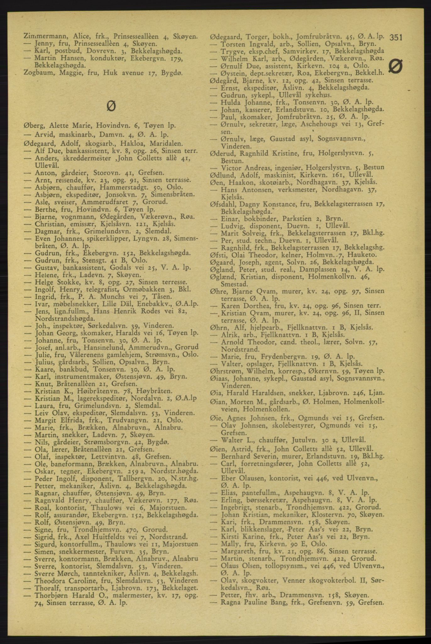 Aker adressebok/adressekalender, PUBL/001/A/006: Aker adressebok, 1937-1938, s. 351