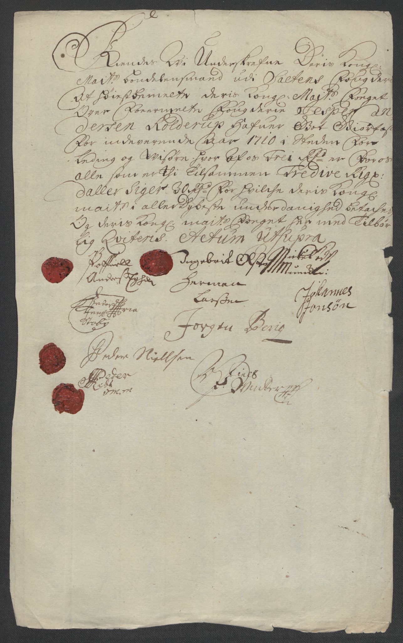 Rentekammeret inntil 1814, Reviderte regnskaper, Fogderegnskap, AV/RA-EA-4092/R66/L4581: Fogderegnskap Salten, 1707-1710, s. 501