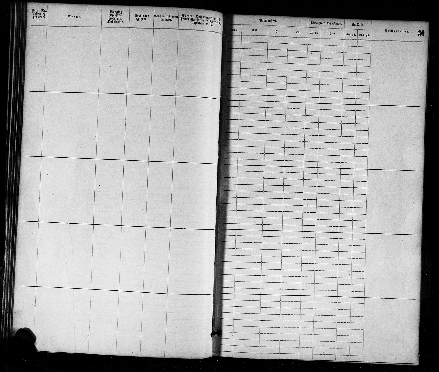 Farsund mønstringskrets, SAK/2031-0017/F/Fa/L0001: Annotasjonsrulle nr 1-1920 med register, M-1, 1869-1877, s. 56