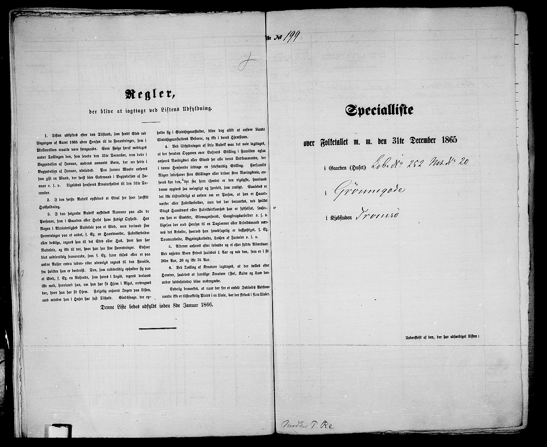 RA, Folketelling 1865 for 1902P Tromsø prestegjeld, 1865, s. 414