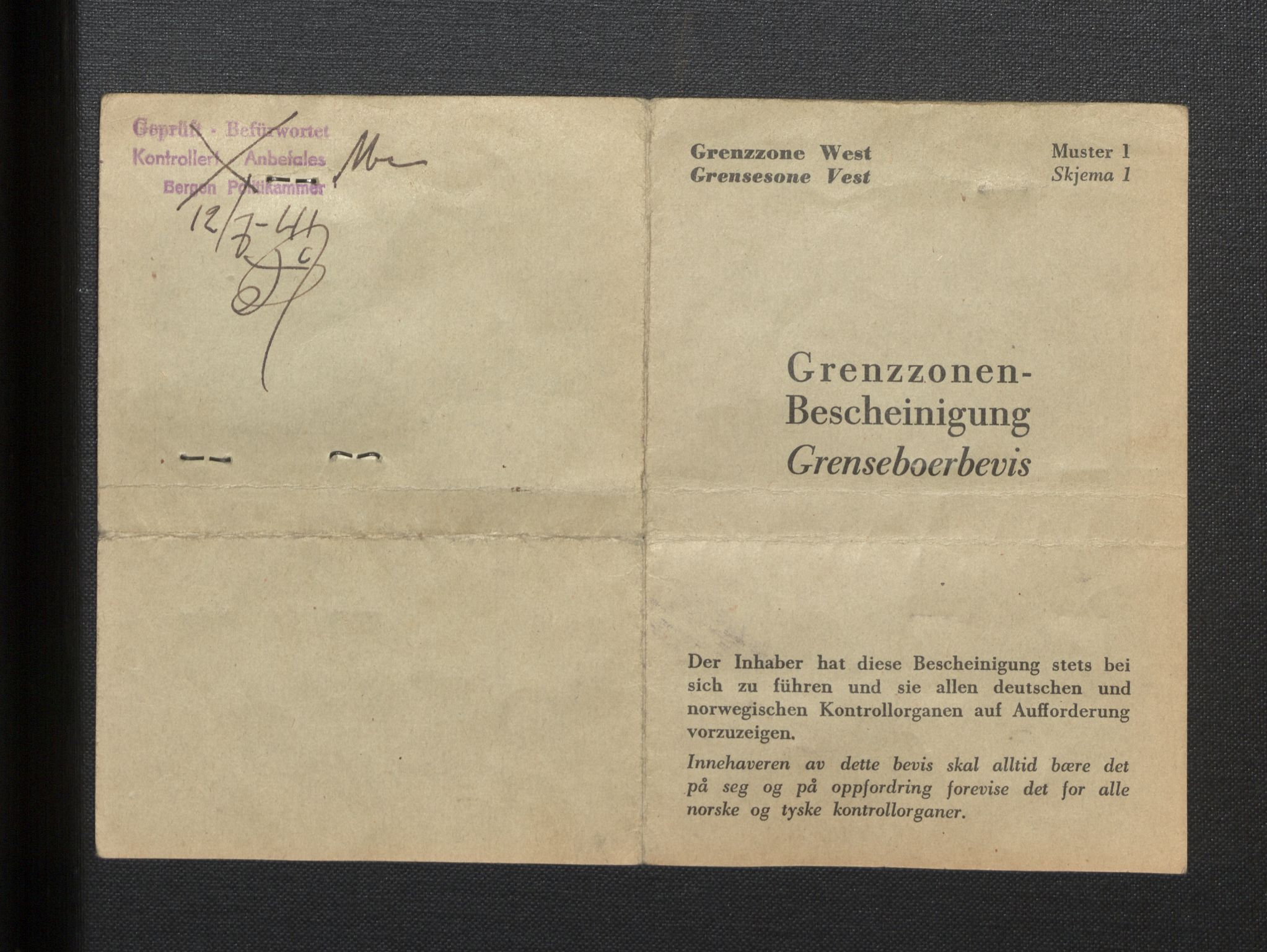 Tveiten, Jørgen, AV/SAB-SAB/PA-0606/E/L0001: Korrespondanse, 1941-1947