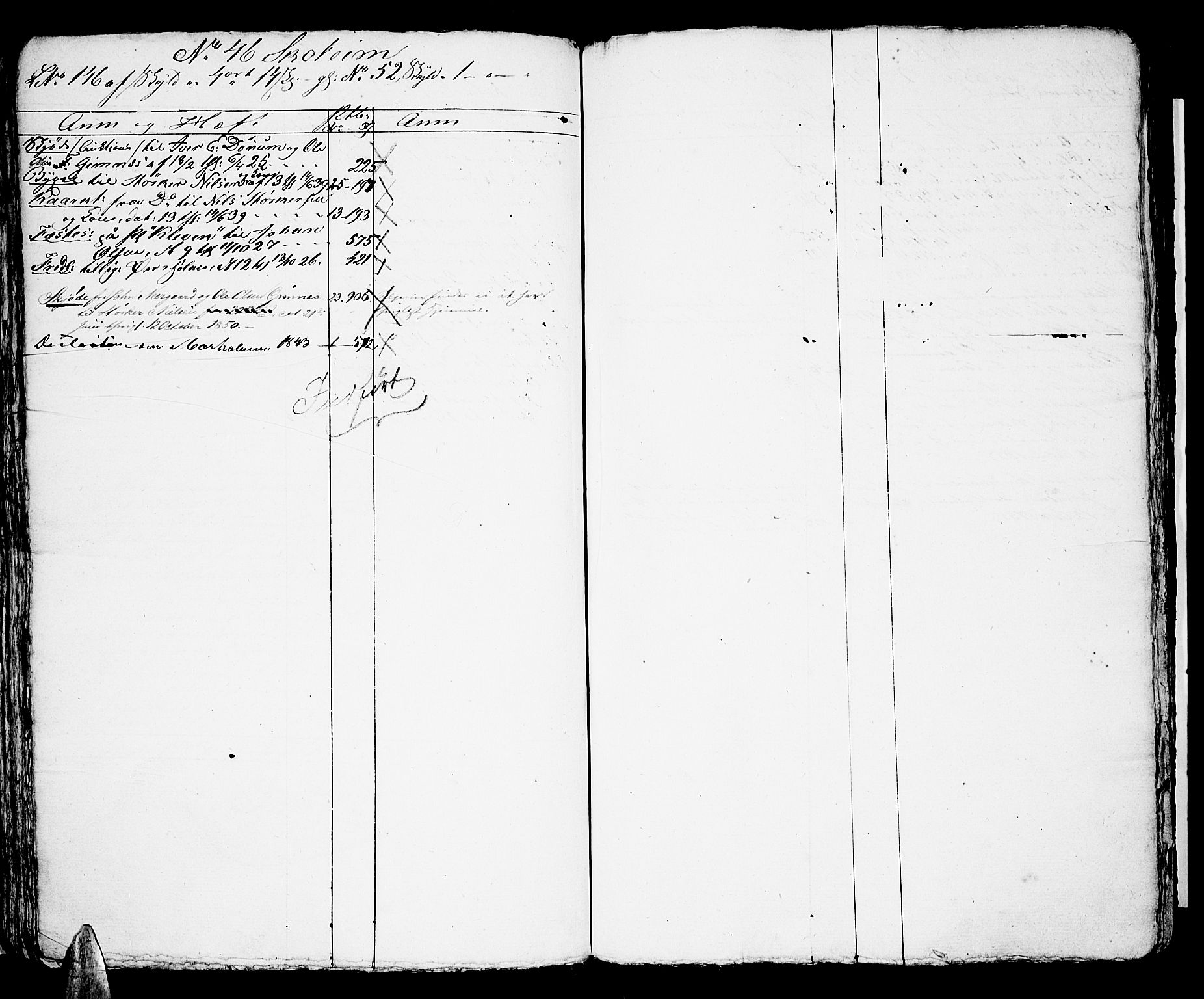 Nordmøre sorenskriveri, AV/SAT-A-4132/1/2/2A/L0014: Panteregister nr. 14, 1822-1866