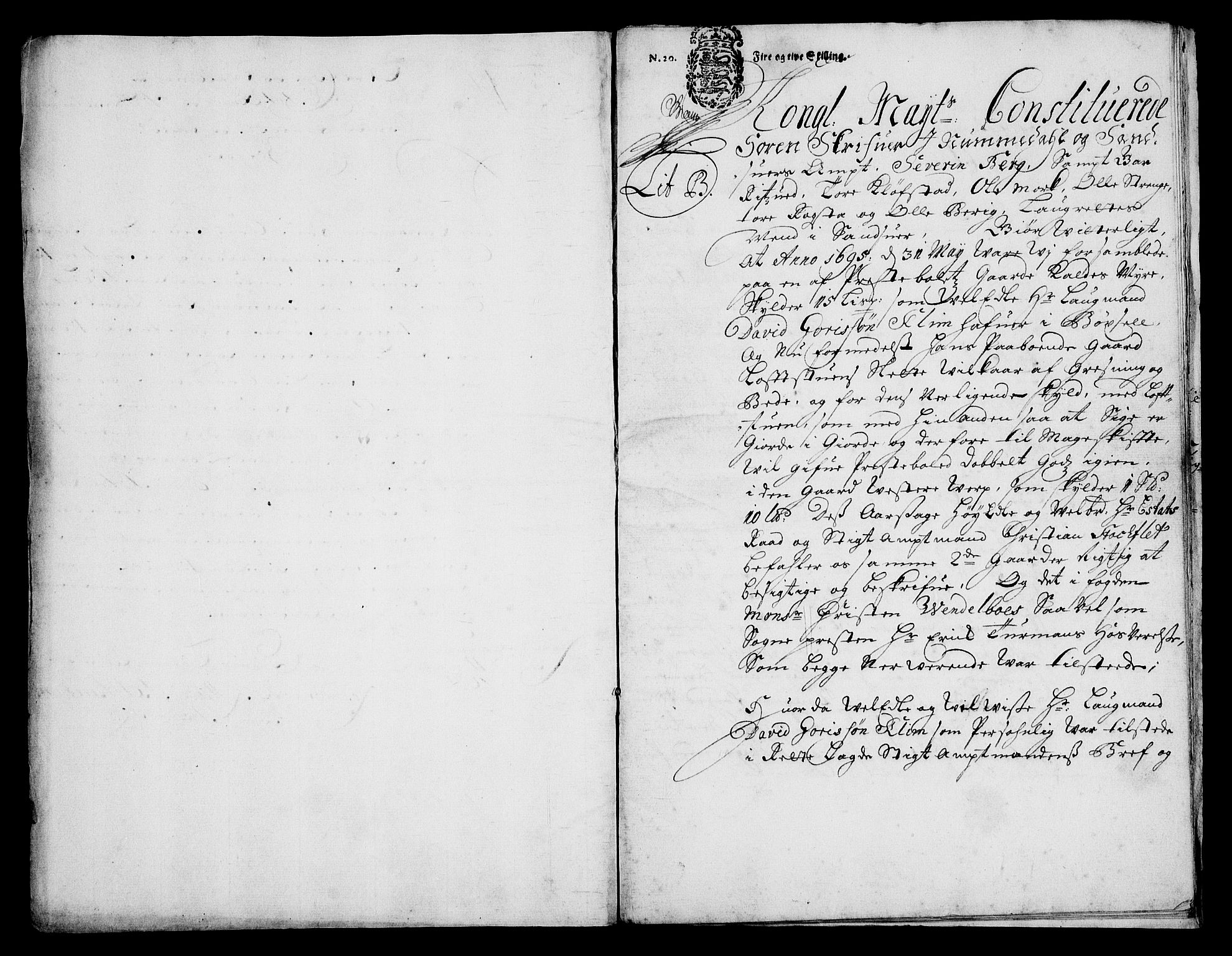 Rentekammeret inntil 1814, Realistisk ordnet avdeling, RA/EA-4070/On/L0013: [Jj 14]: Forskjellige dokumenter om krongodset i Norge, 1672-1722, s. 211