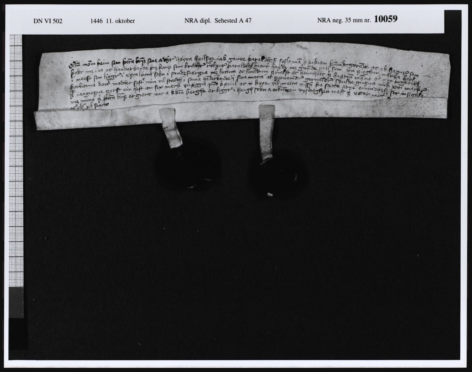 Riksarkivets diplomsamling, AV/RA-EA-5965/F07/F07a, 1332-1669, s. 98