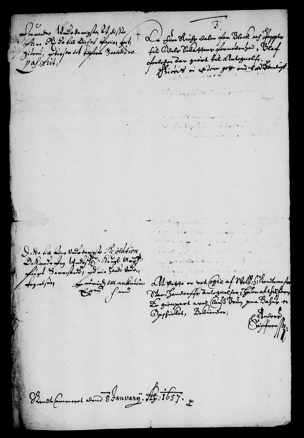 Rentekammeret inntil 1814, Reviderte regnskaper, Lensregnskaper, AV/RA-EA-5023/R/Rb/Rbc/L0008: Tune, Åbygge og Veme len, 1651-1657