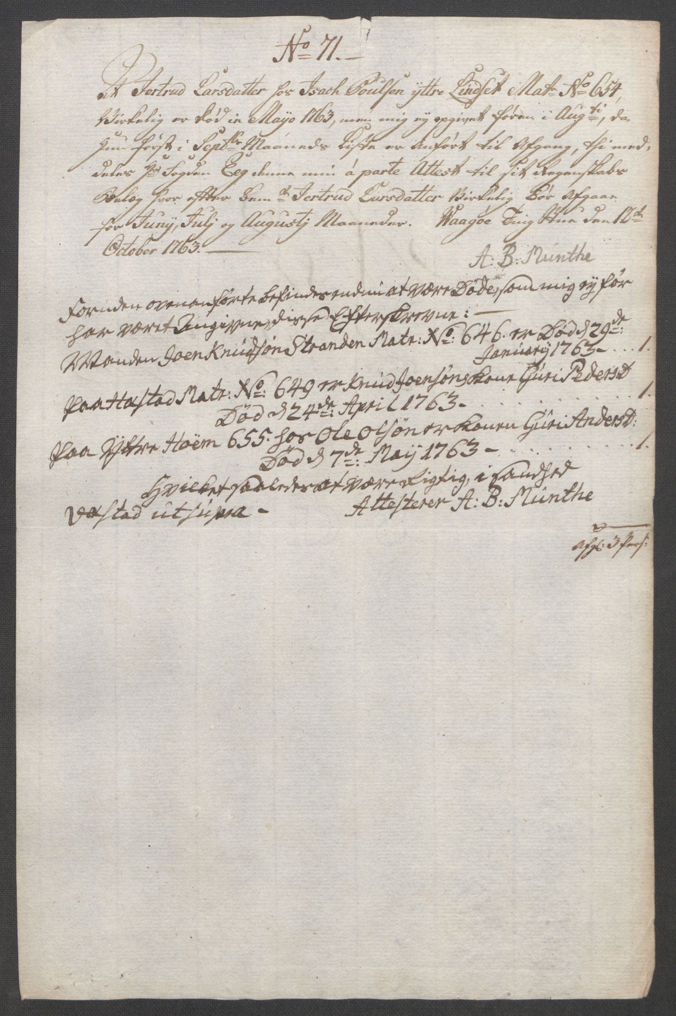 Rentekammeret inntil 1814, Reviderte regnskaper, Fogderegnskap, RA/EA-4092/R55/L3730: Ekstraskatten Romsdal, 1762-1763, s. 542