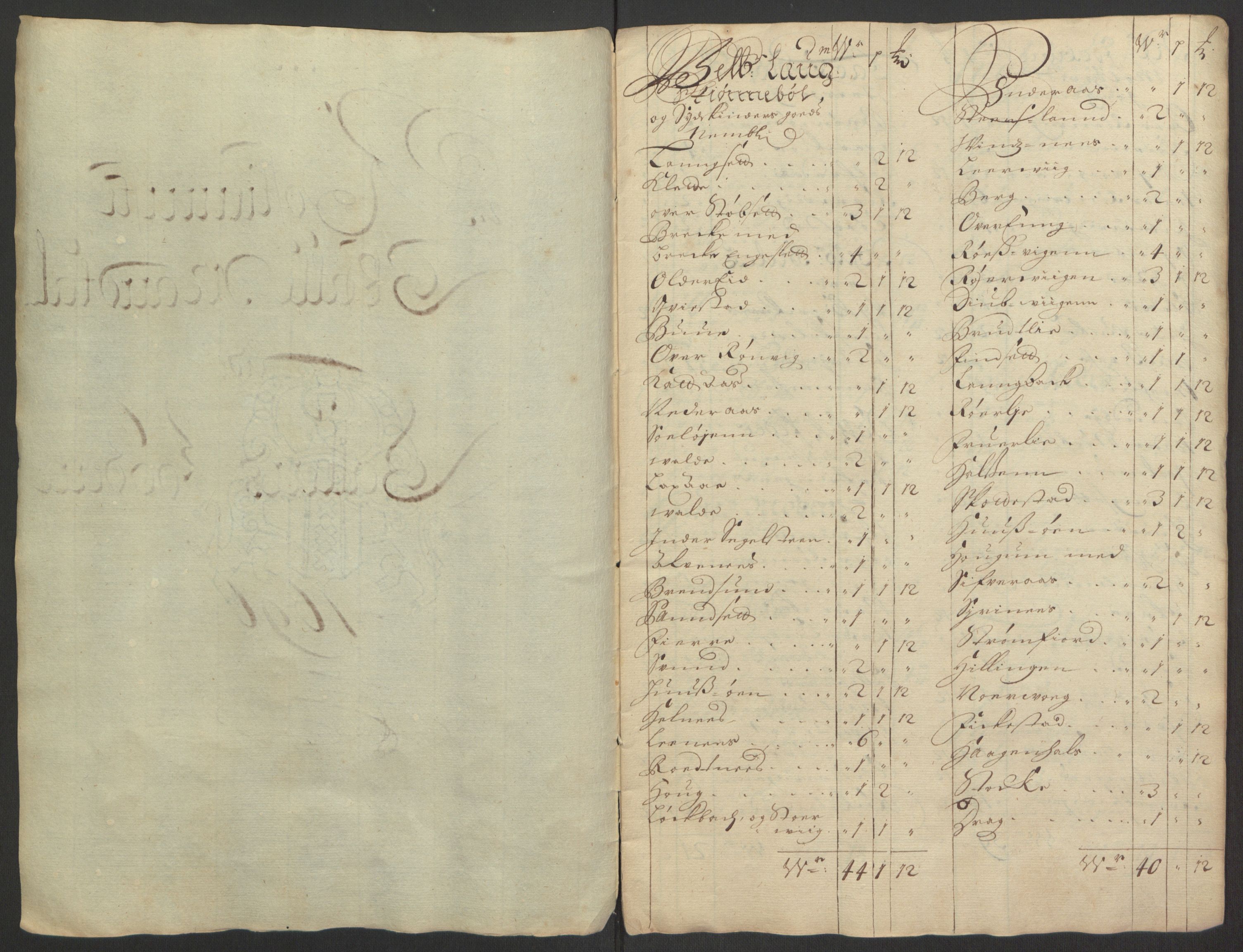 Rentekammeret inntil 1814, Reviderte regnskaper, Fogderegnskap, RA/EA-4092/R66/L4578: Fogderegnskap Salten, 1694-1696, s. 244