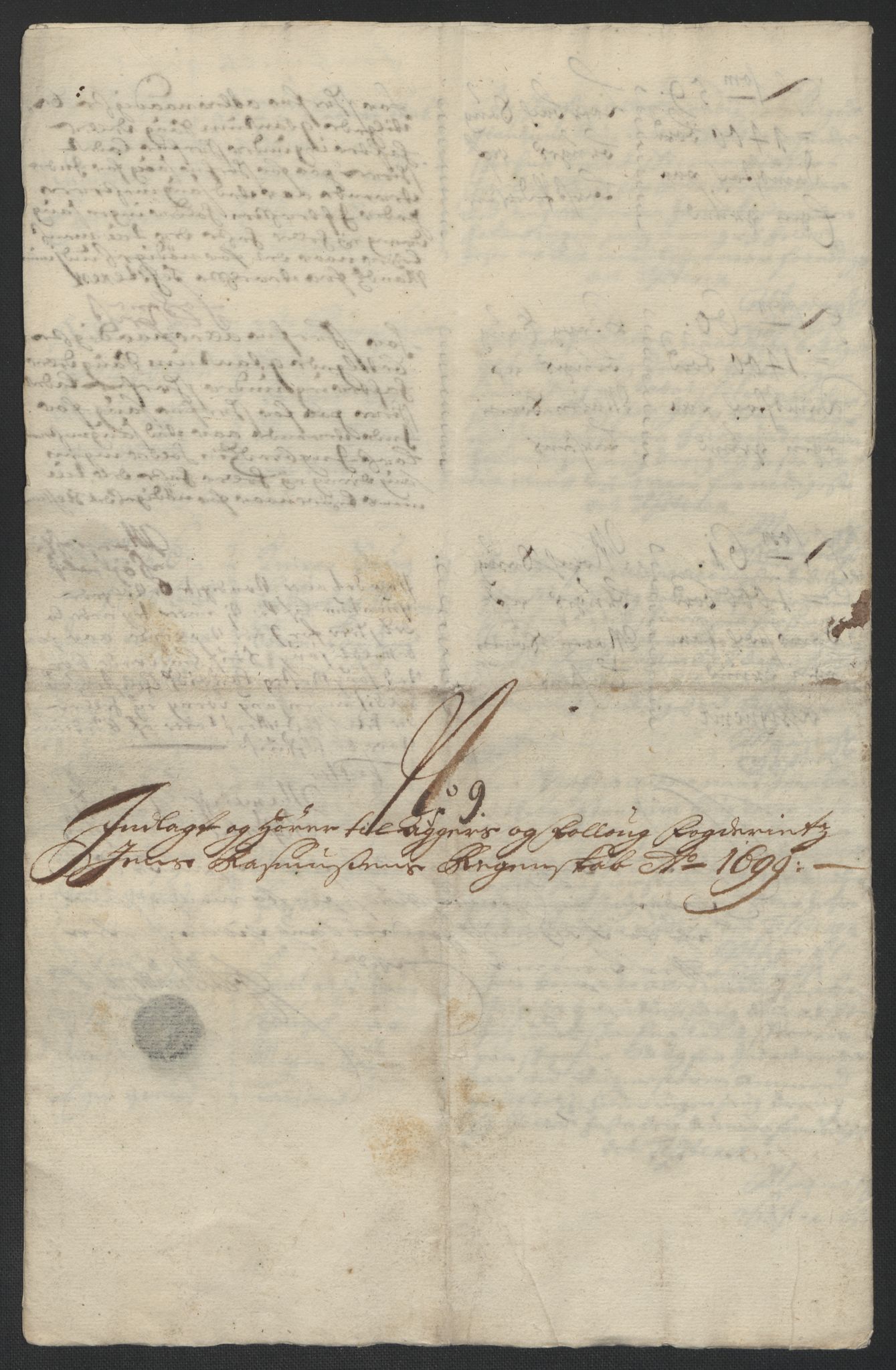 Rentekammeret inntil 1814, Reviderte regnskaper, Fogderegnskap, AV/RA-EA-4092/R10/L0442: Fogderegnskap Aker og Follo, 1699, s. 218