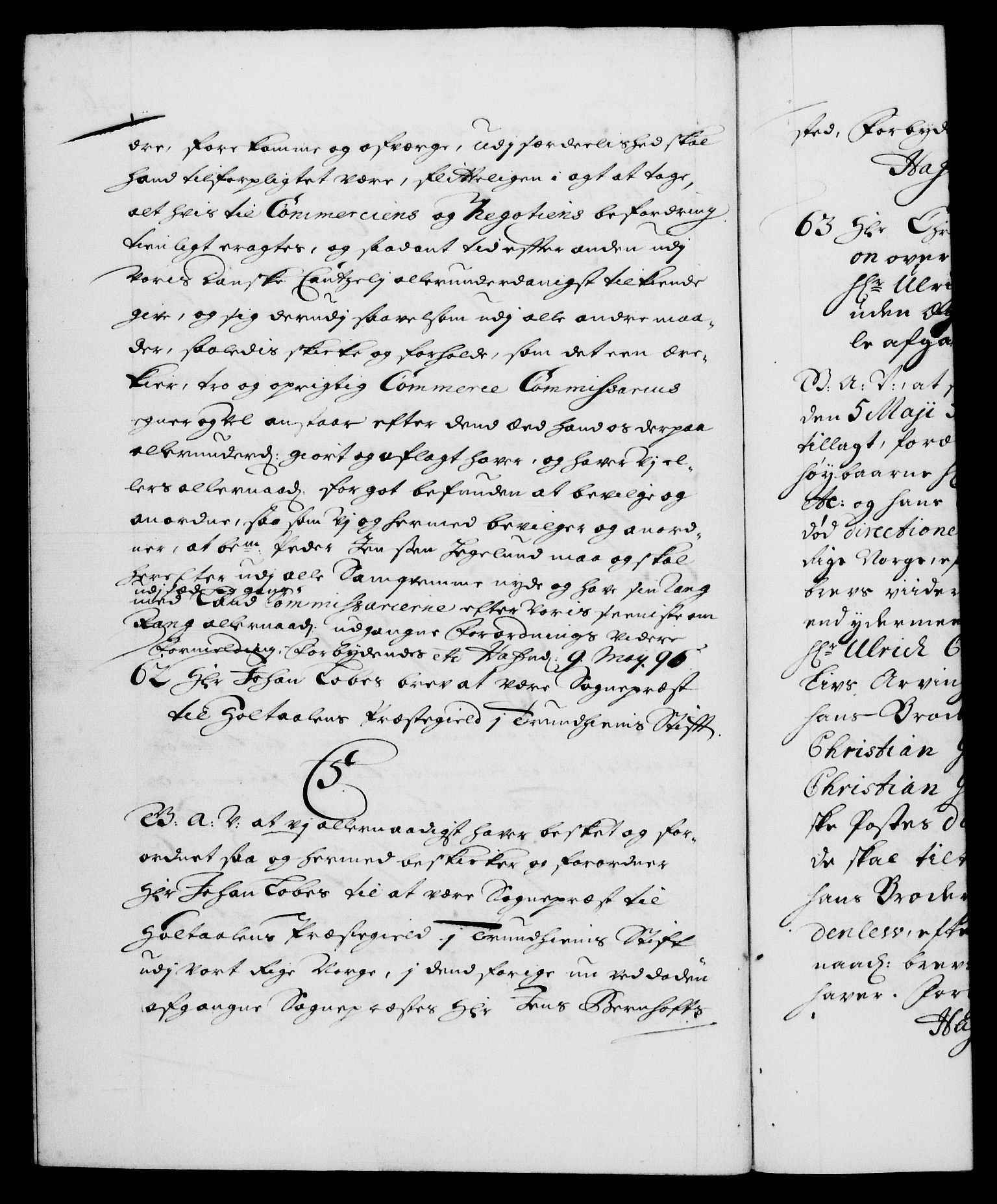 Danske Kanselli 1572-1799, AV/RA-EA-3023/F/Fc/Fca/Fcaa/L0016: Norske registre (mikrofilm), 1692-1697, s. 346b