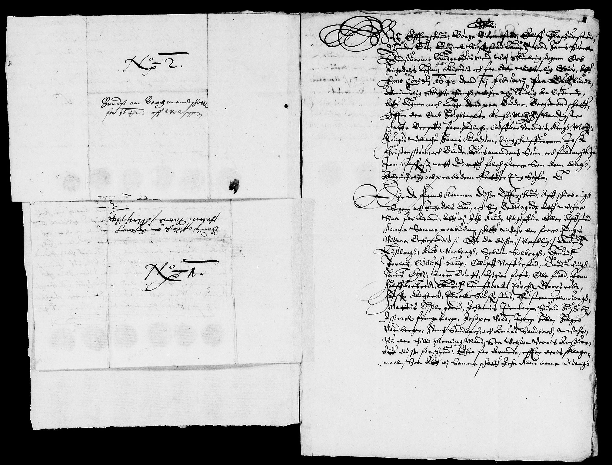 Rentekammeret inntil 1814, Reviderte regnskaper, Lensregnskaper, AV/RA-EA-5023/R/Rb/Rbg/L0006: Verne kloster len, 1641-1644