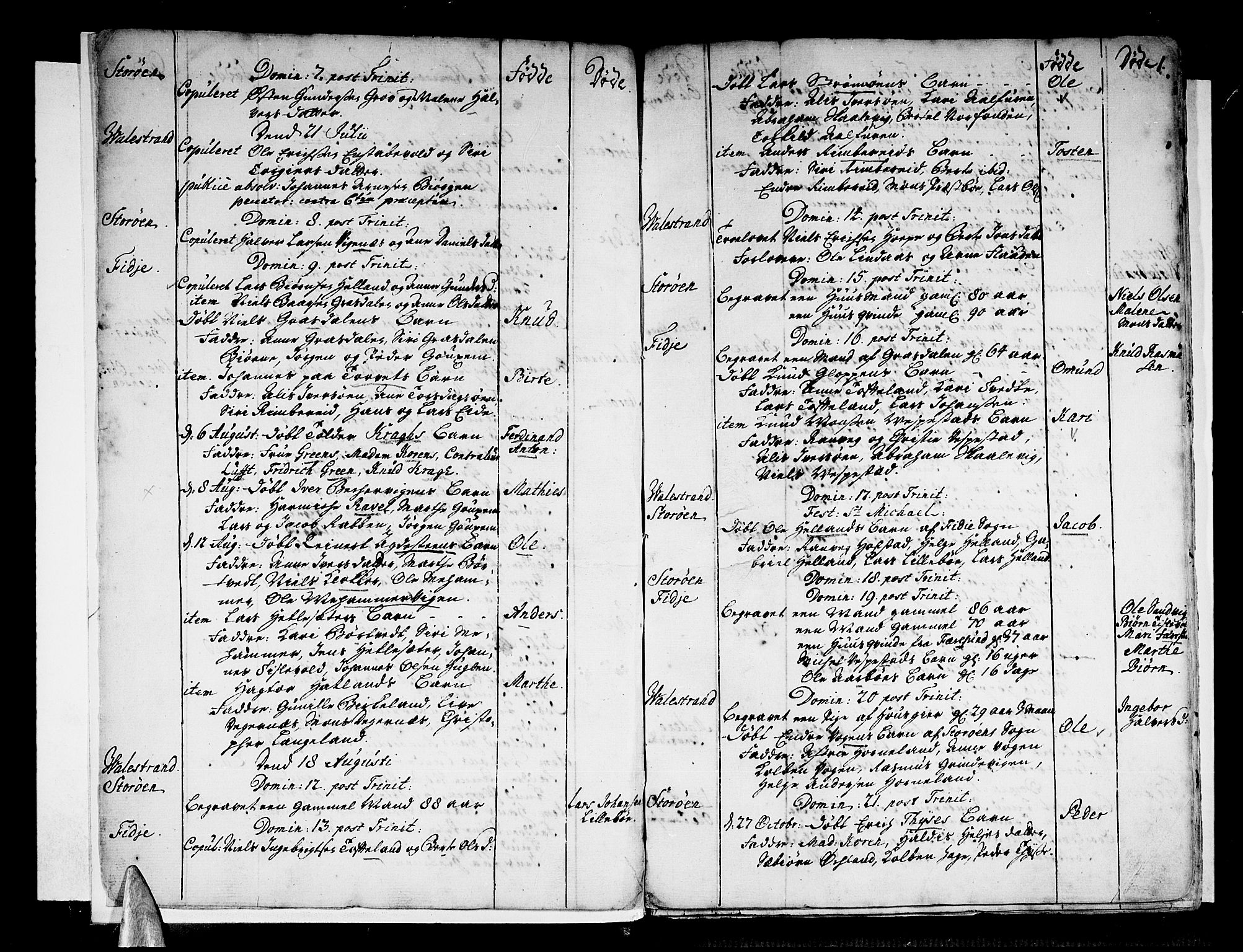 Stord sokneprestembete, SAB/A-78201/H/Haa: Ministerialbok nr. A 1, 1725-1744, s. 1