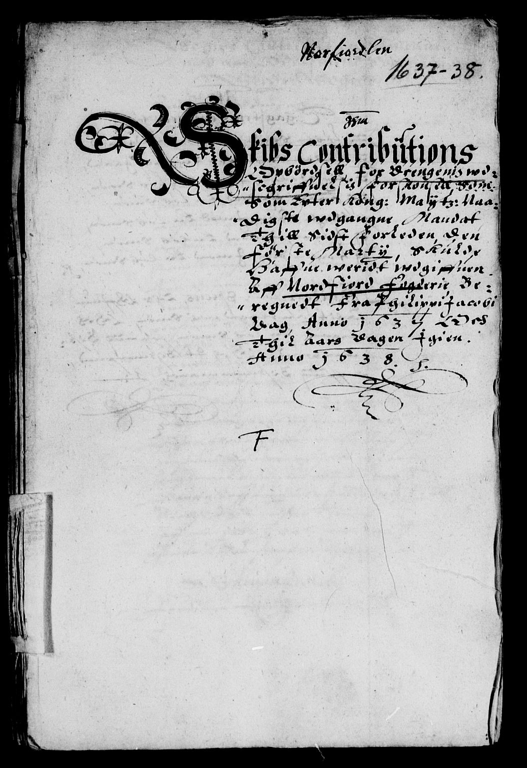 Rentekammeret inntil 1814, Reviderte regnskaper, Lensregnskaper, AV/RA-EA-5023/R/Rb/Rbt/L0080: Bergenhus len, 1637-1638