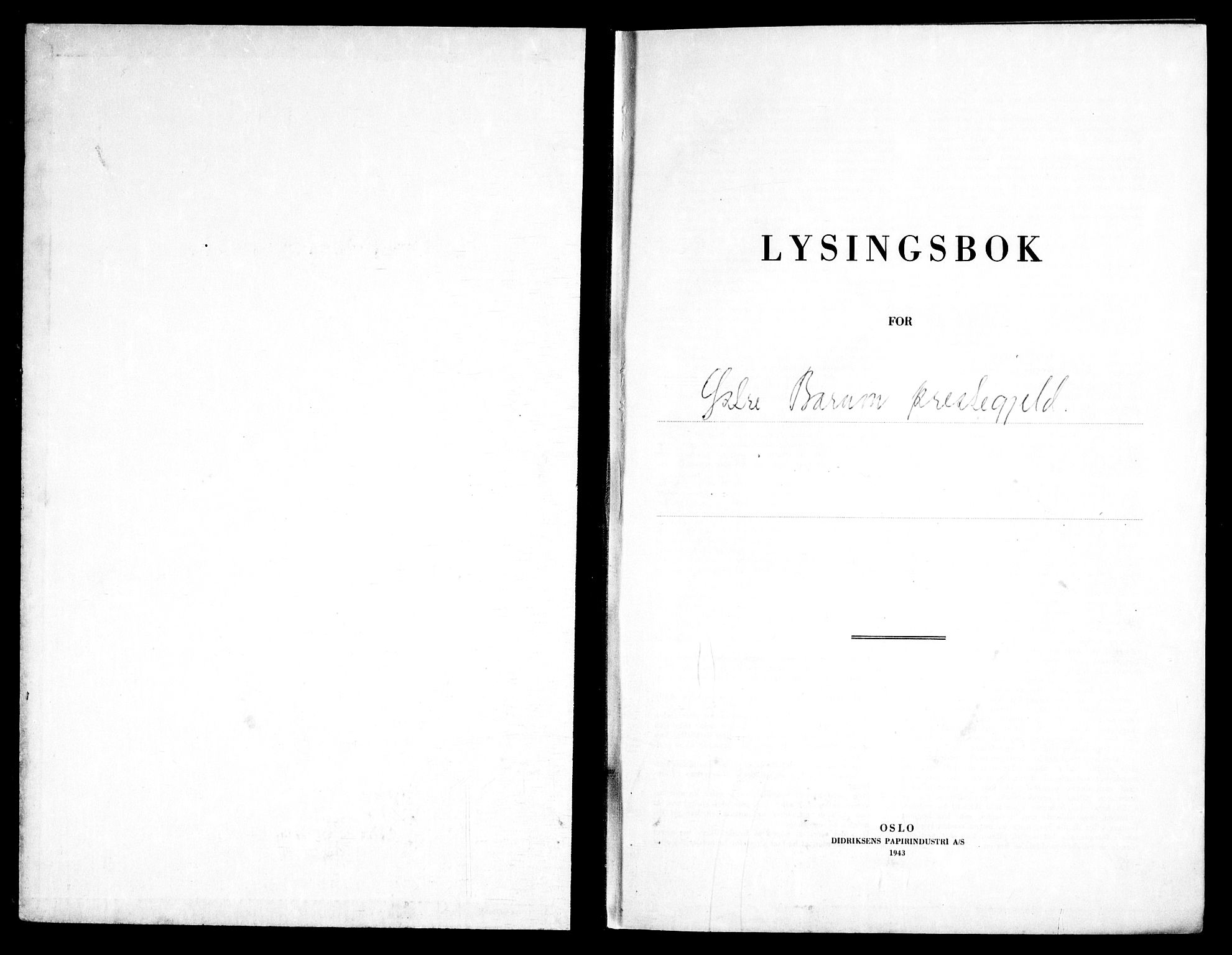 Østre Bærum prestekontor Kirkebøker, SAO/A-10887/H/Ha/L0004: Lysningsprotokoll nr. 4, 1947-1952