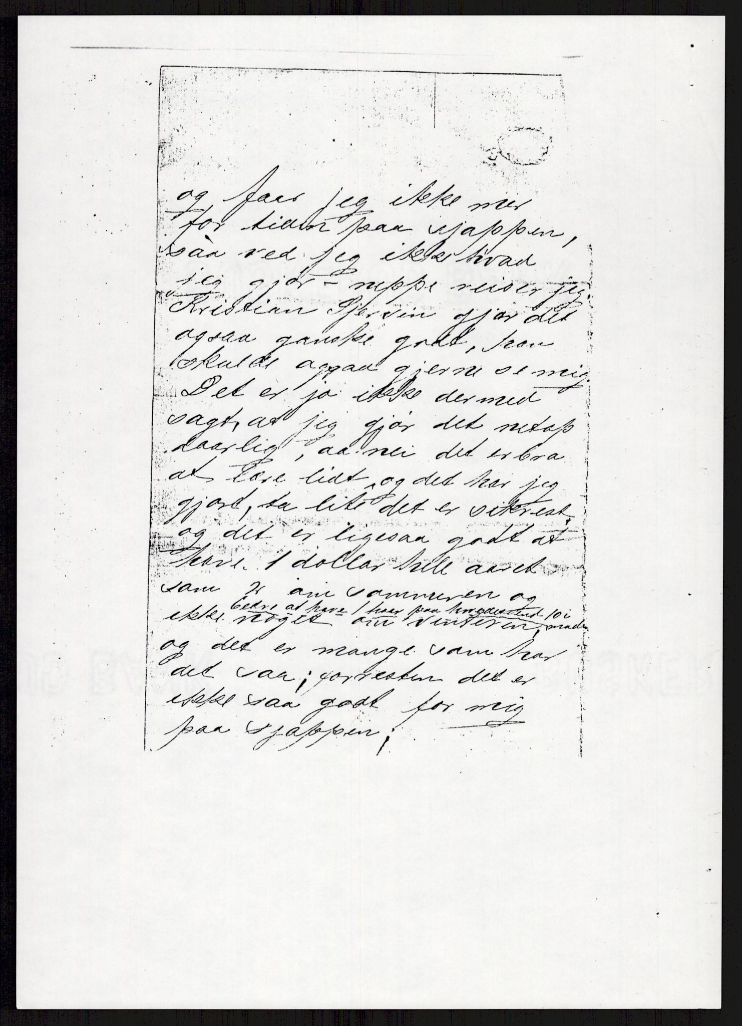Samlinger til kildeutgivelse, Amerikabrevene, AV/RA-EA-4057/F/L0004: Innlån fra Akershus: Amundsenarkivet - Breen, 1838-1914, s. 54