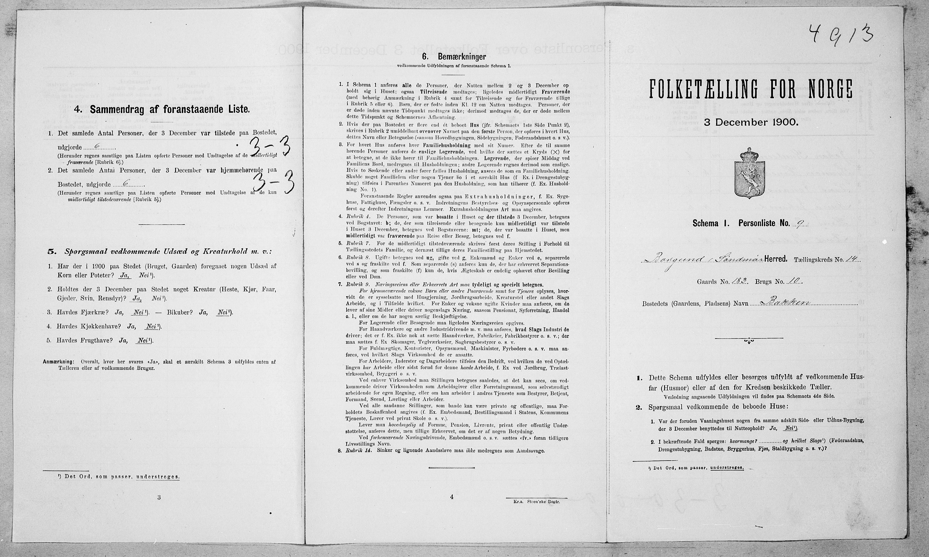 SAT, Folketelling 1900 for 1531 Borgund herred, 1900, s. 1488