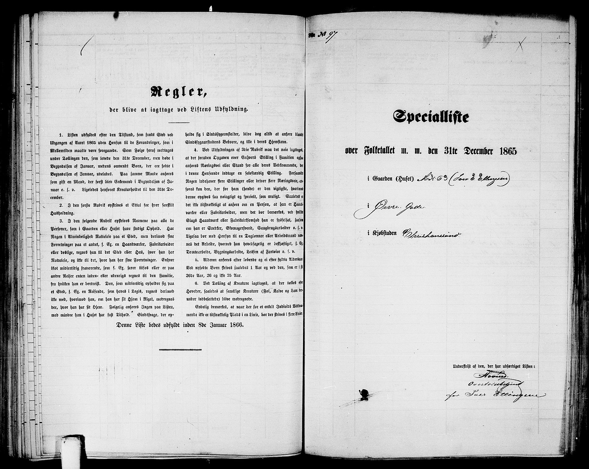 RA, Folketelling 1865 for 1503B Kristiansund prestegjeld, Kristiansund kjøpstad, 1865, s. 202