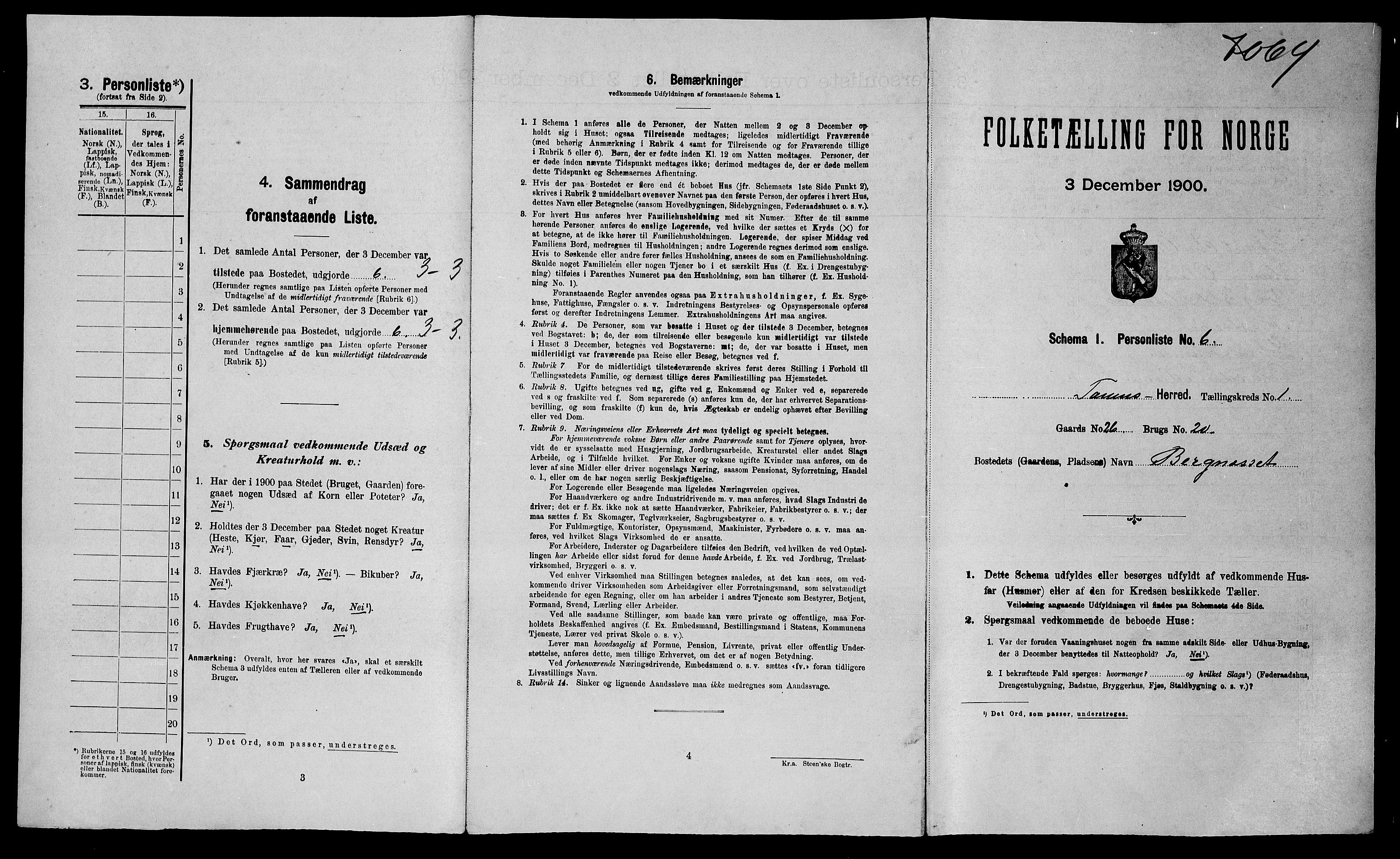SATØ, Folketelling 1900 for 2025 Tana herred, 1900, s. 36