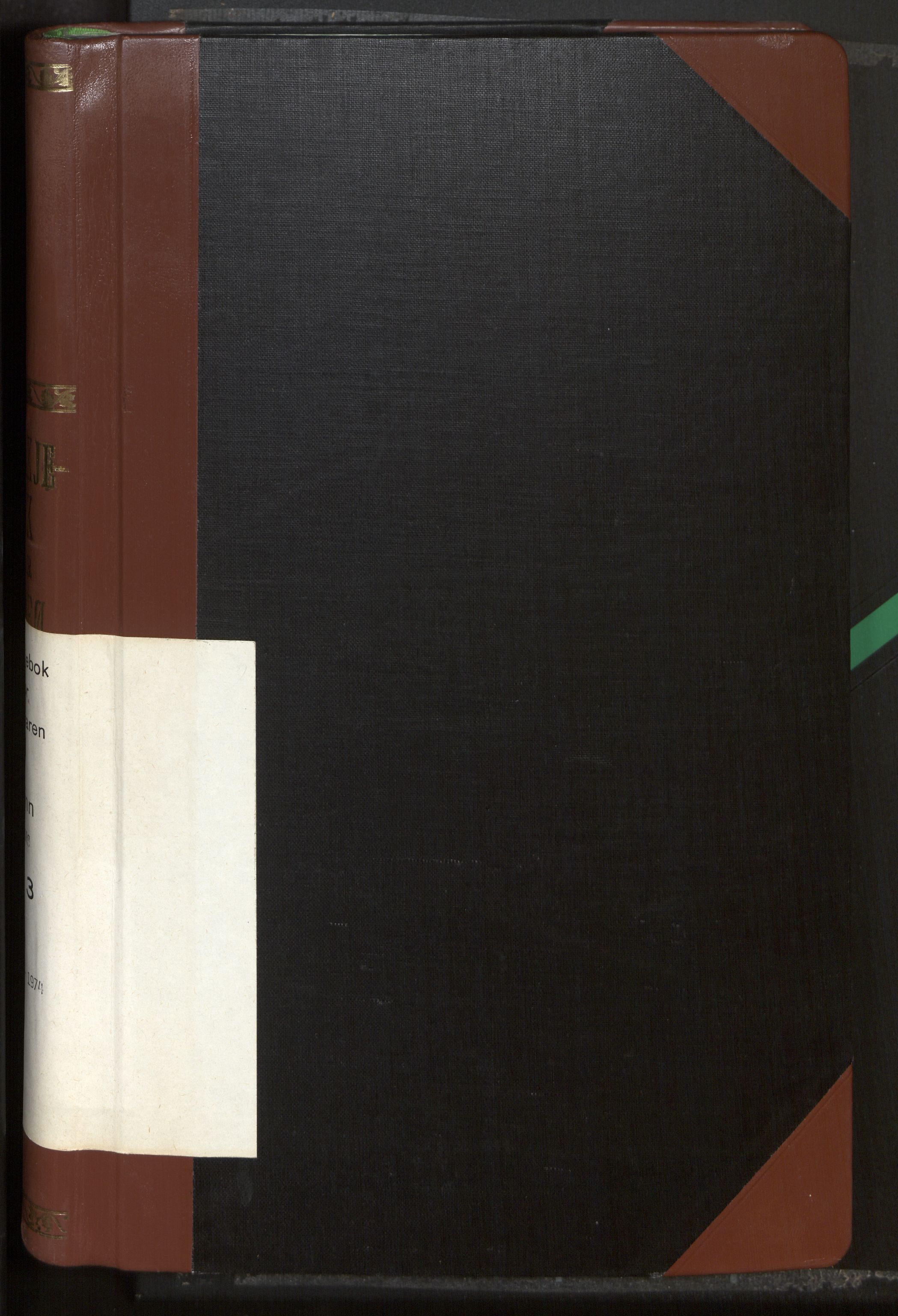 Kinn sokneprestembete, SAB/A-80801/H/Hab/Habb/L0003: Klokkerbok nr. B 3, 1971-1974