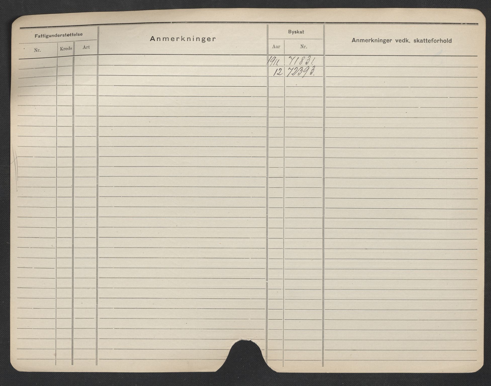 Oslo folkeregister, Registerkort, AV/SAO-A-11715/F/Fa/Fac/L0007: Menn, 1906-1914, s. 722b