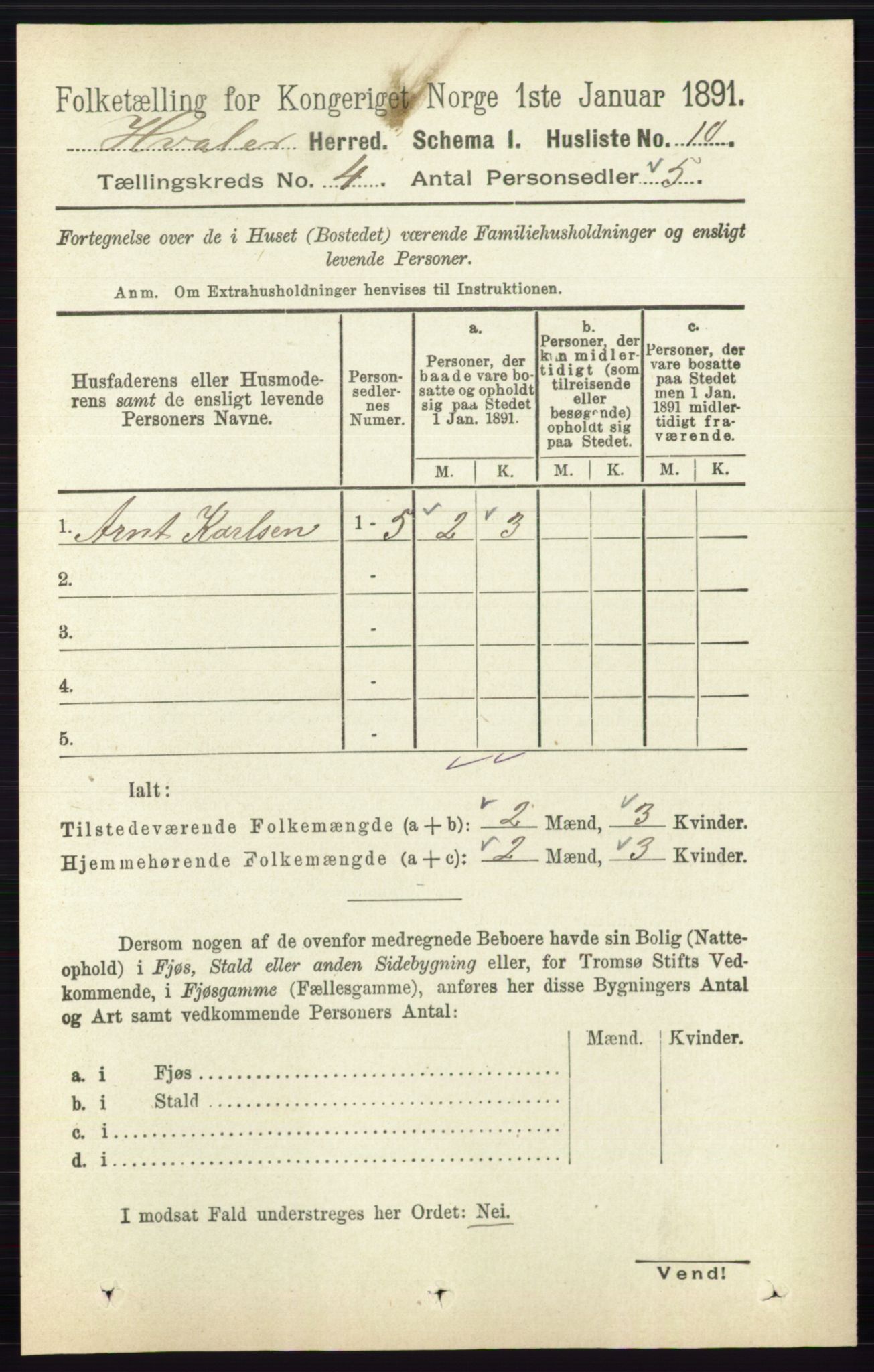 RA, Folketelling 1891 for 0111 Hvaler herred, 1891, s. 2569