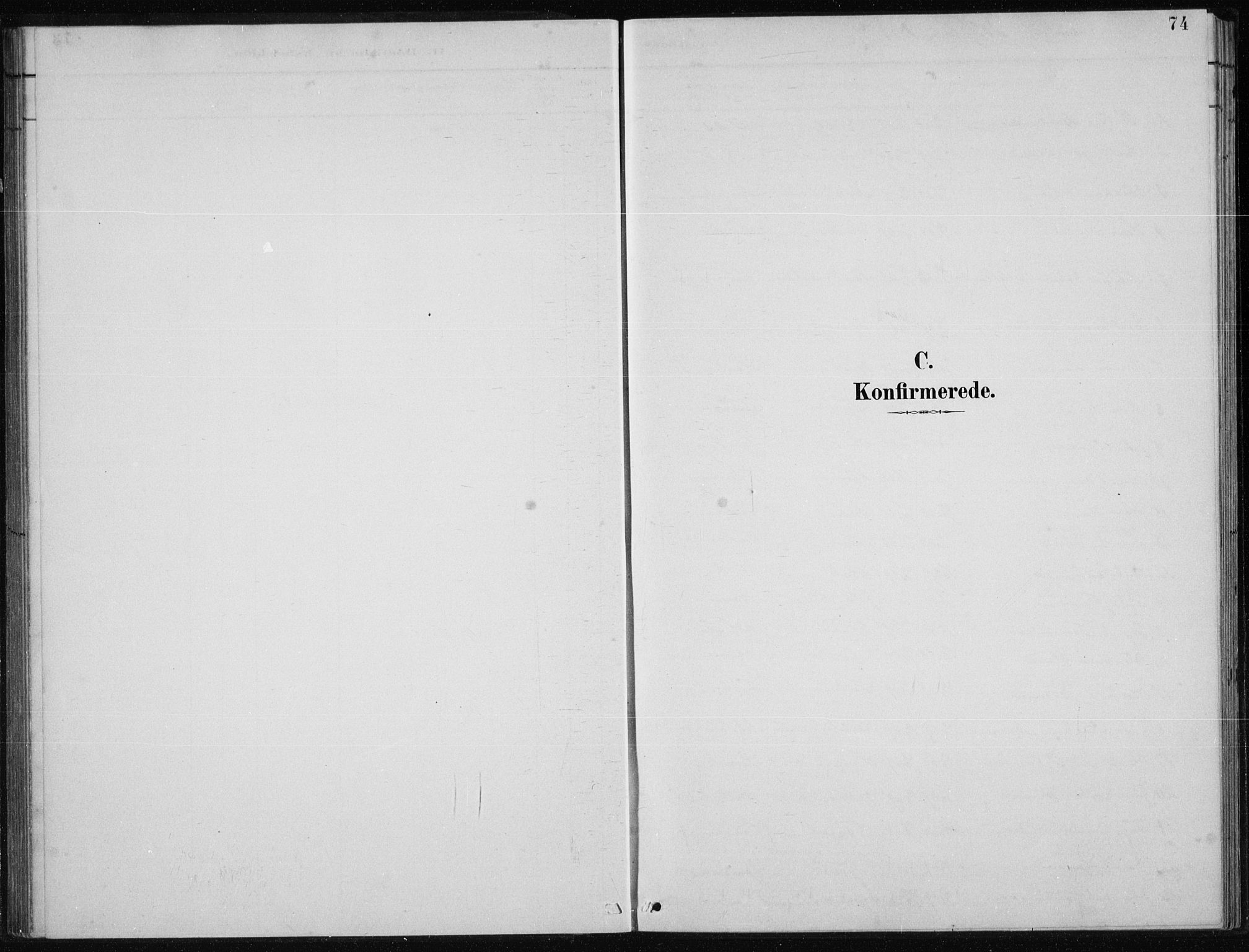 Tysvær sokneprestkontor, AV/SAST-A -101864/H/Ha/Hab/L0004: Klokkerbok nr. B 4, 1883-1896, s. 74
