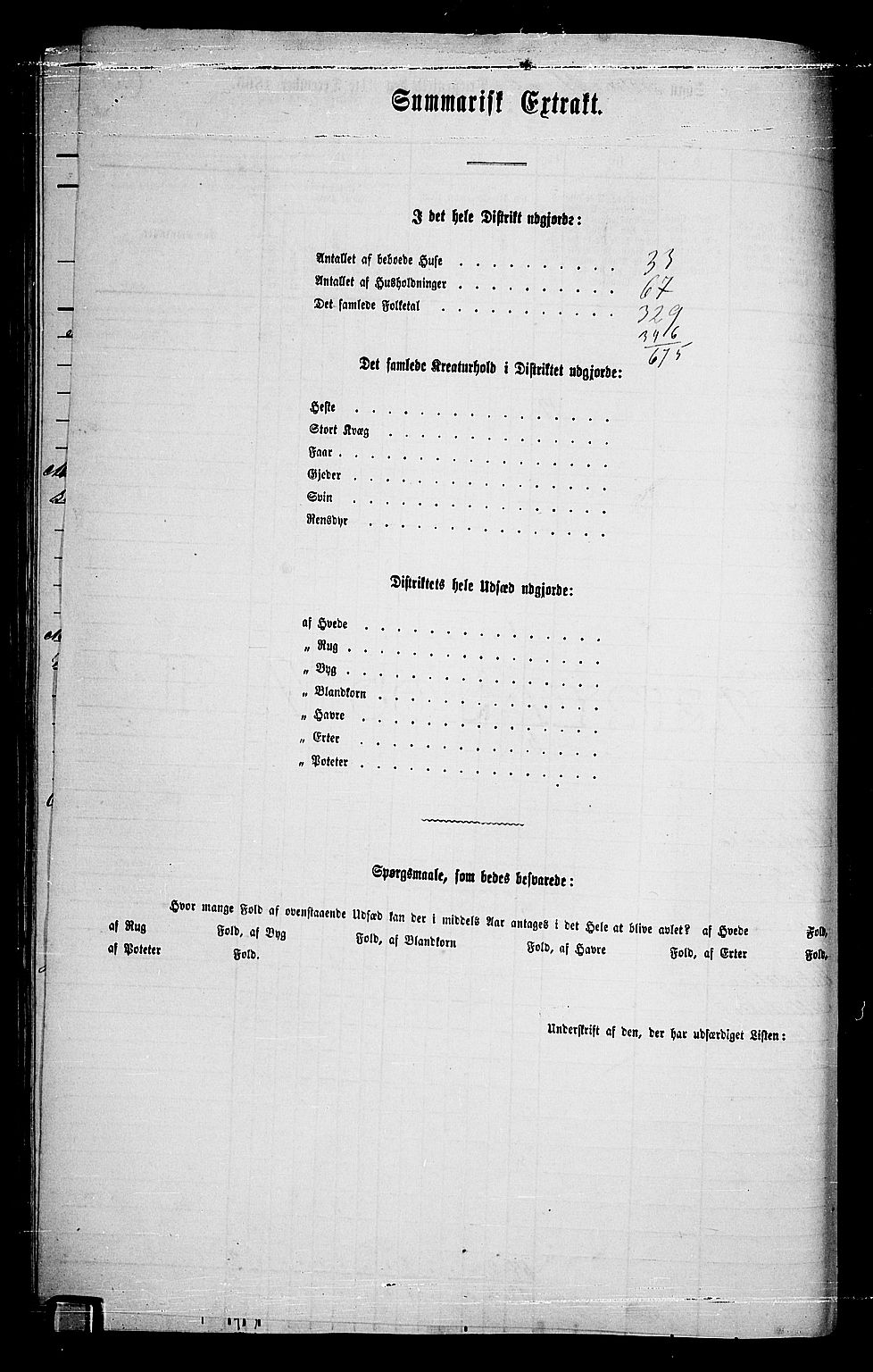 RA, Folketelling 1865 for 0218aP Vestre Aker prestegjeld, 1865, s. 284