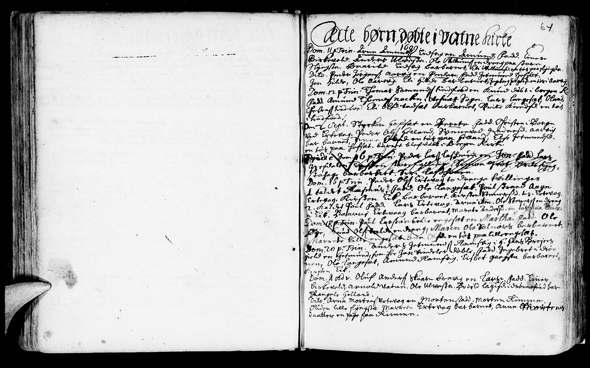 Ministerialprotokoller, klokkerbøker og fødselsregistre - Møre og Romsdal, AV/SAT-A-1454/525/L0371: Ministerialbok nr. 525A01, 1699-1777, s. 64