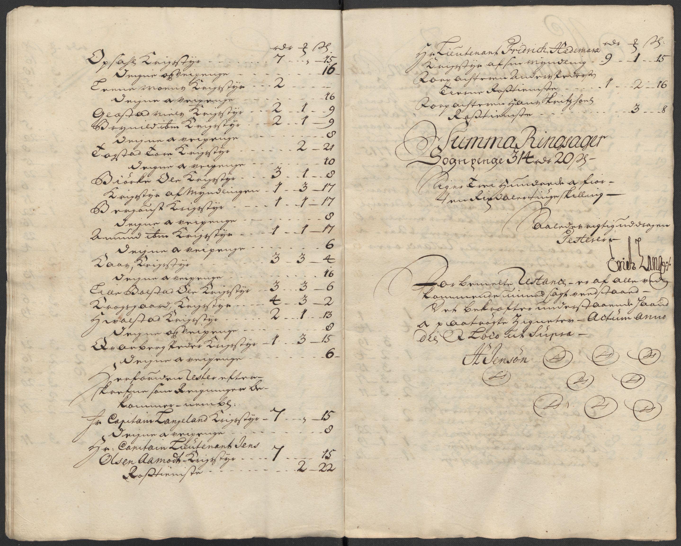 Rentekammeret inntil 1814, Reviderte regnskaper, Fogderegnskap, AV/RA-EA-4092/R16/L1054: Fogderegnskap Hedmark, 1715, s. 118