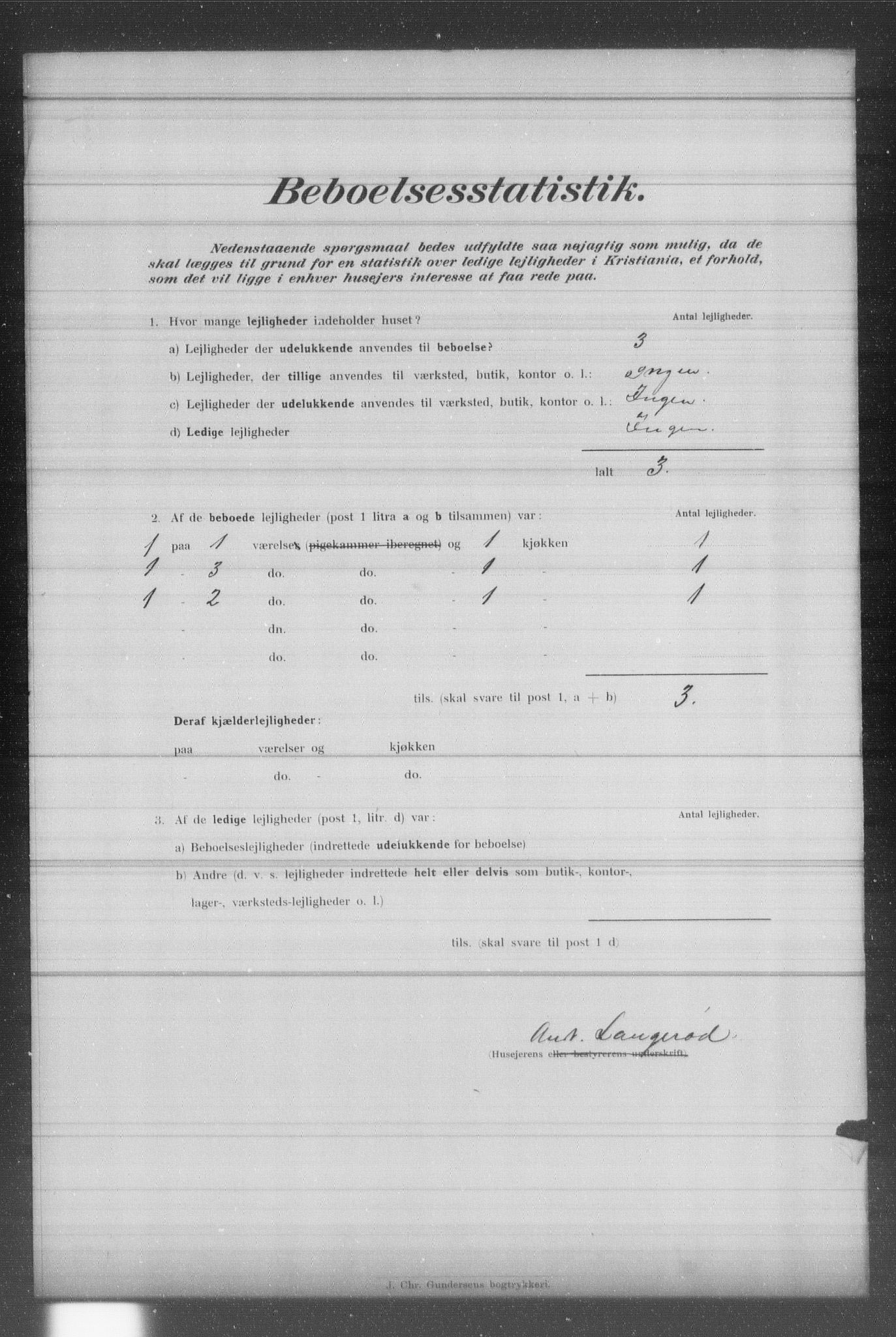 OBA, Kommunal folketelling 31.12.1902 for Kristiania kjøpstad, 1902, s. 1508