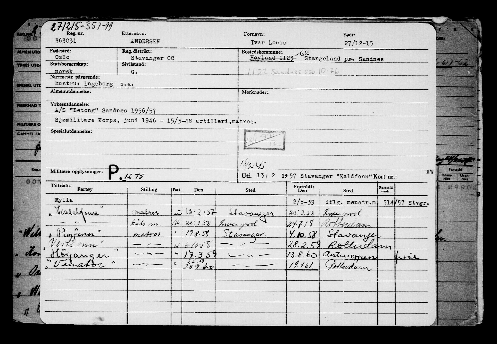 Direktoratet for sjømenn, AV/RA-S-3545/G/Gb/L0135: Hovedkort, 1915-1916, s. 437