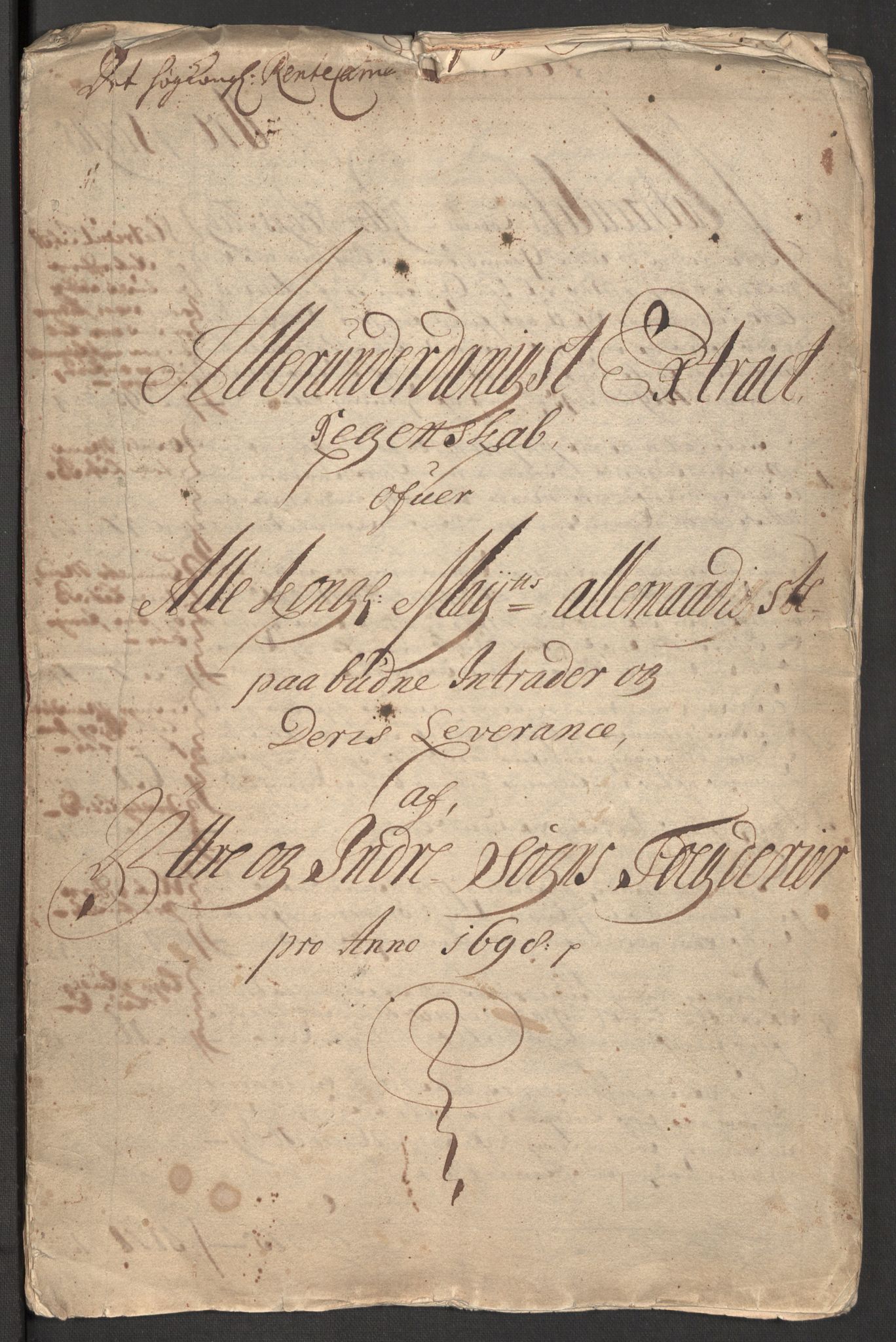 Rentekammeret inntil 1814, Reviderte regnskaper, Fogderegnskap, RA/EA-4092/R52/L3310: Fogderegnskap Sogn, 1698-1699, s. 4