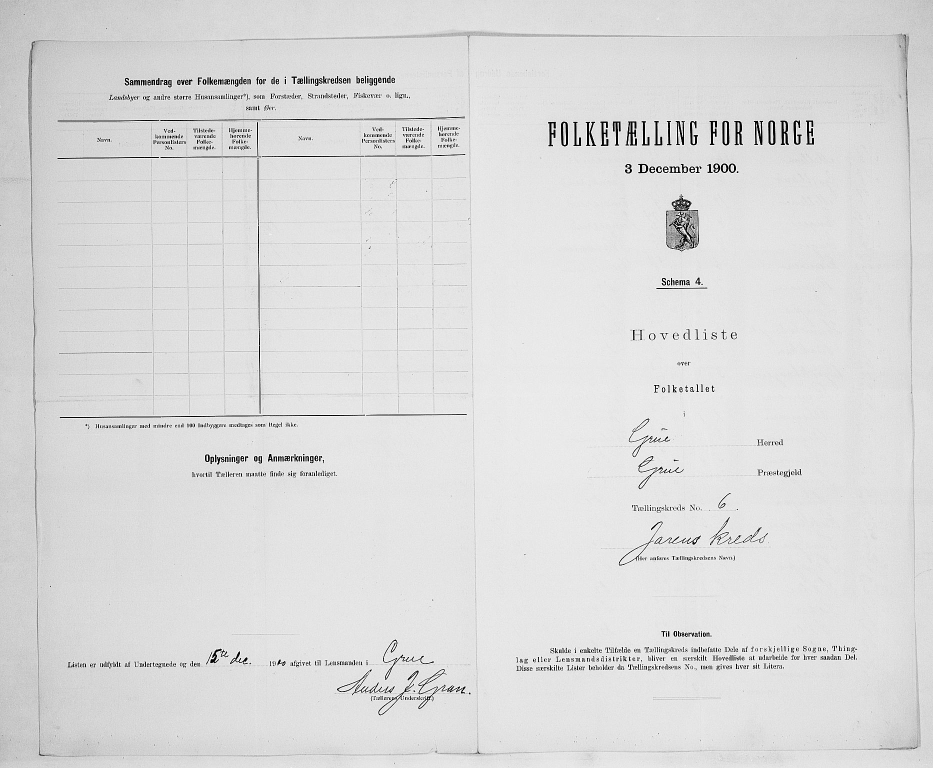 SAH, Folketelling 1900 for 0423 Grue herred, 1900, s. 34