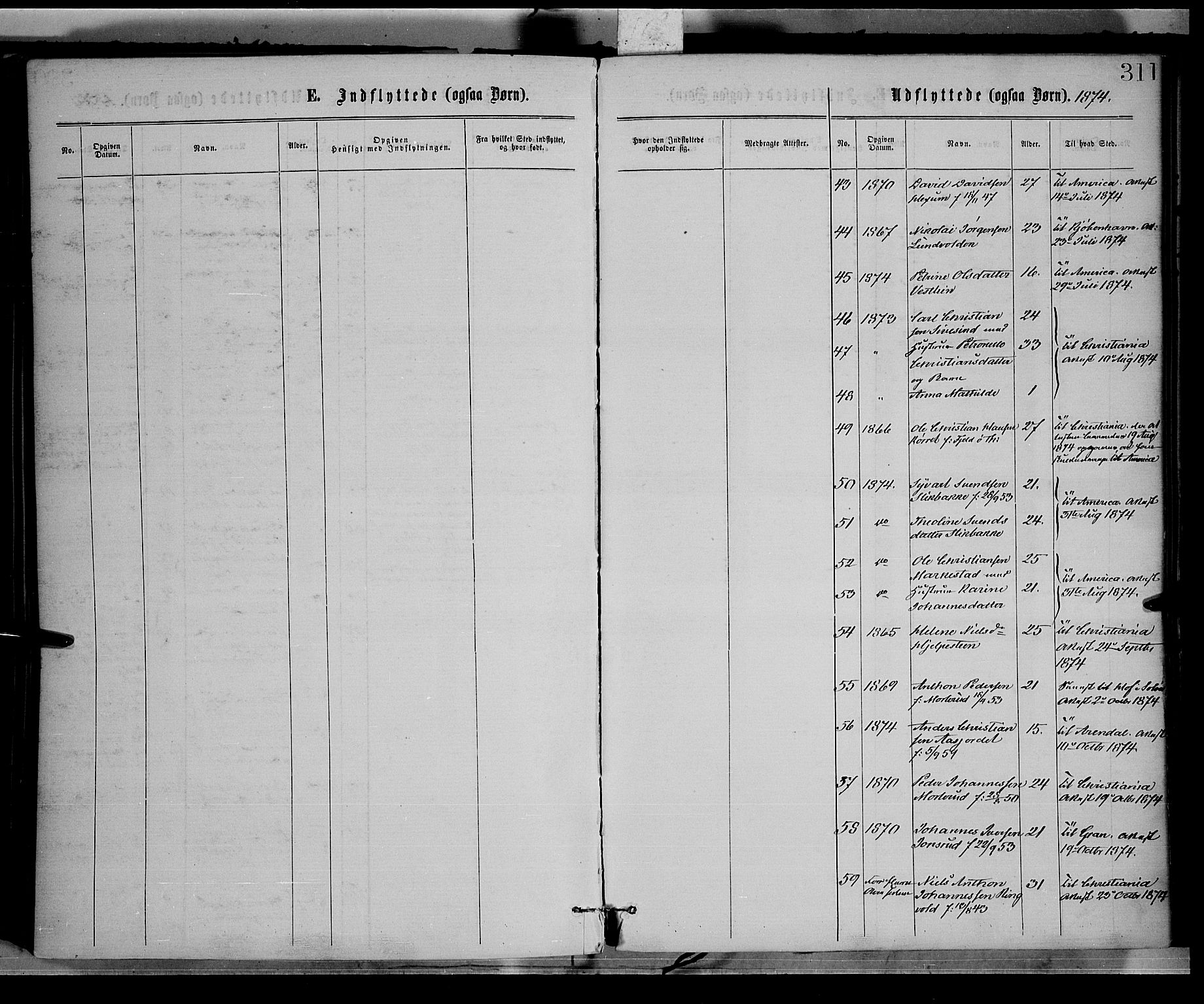Vestre Toten prestekontor, SAH/PREST-108/H/Ha/Haa/L0008: Ministerialbok nr. 8, 1870-1877, s. 311