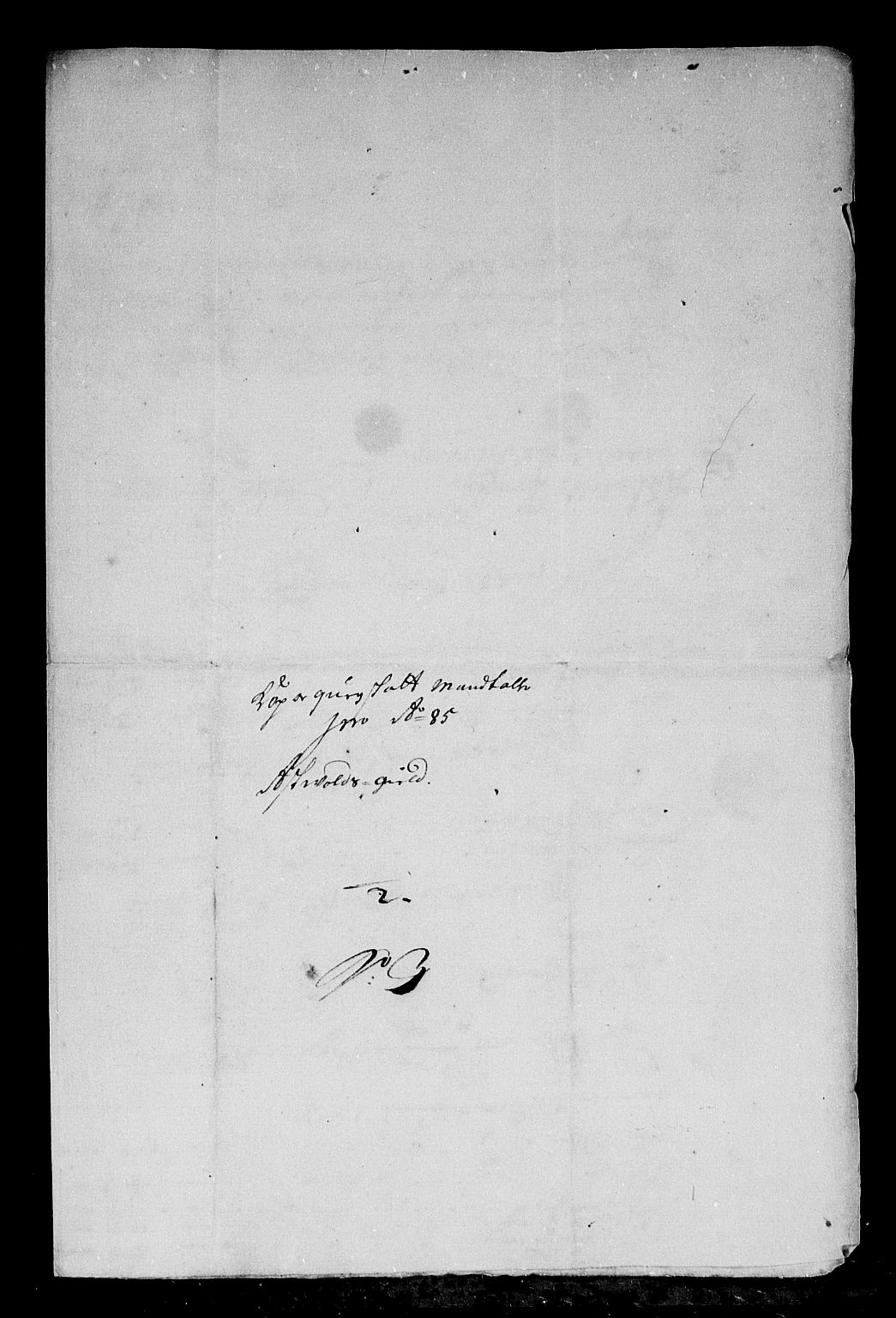 Rentekammeret inntil 1814, Reviderte regnskaper, Stiftamtstueregnskaper, Bergen stiftamt, AV/RA-EA-6043/R/Rc/L0077: Bergen stiftamt, 1685