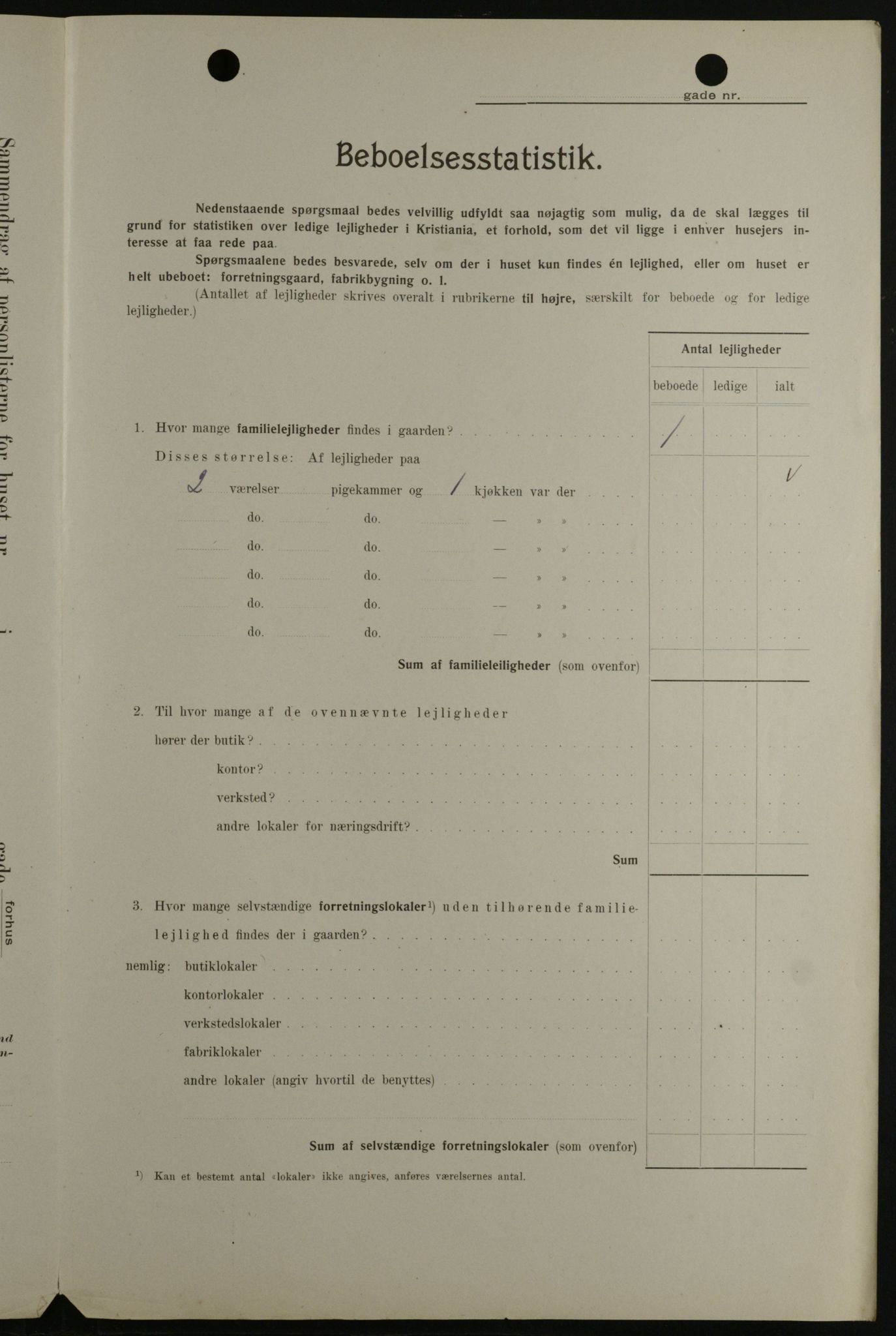 OBA, Kommunal folketelling 1.2.1908 for Kristiania kjøpstad, 1908, s. 89847