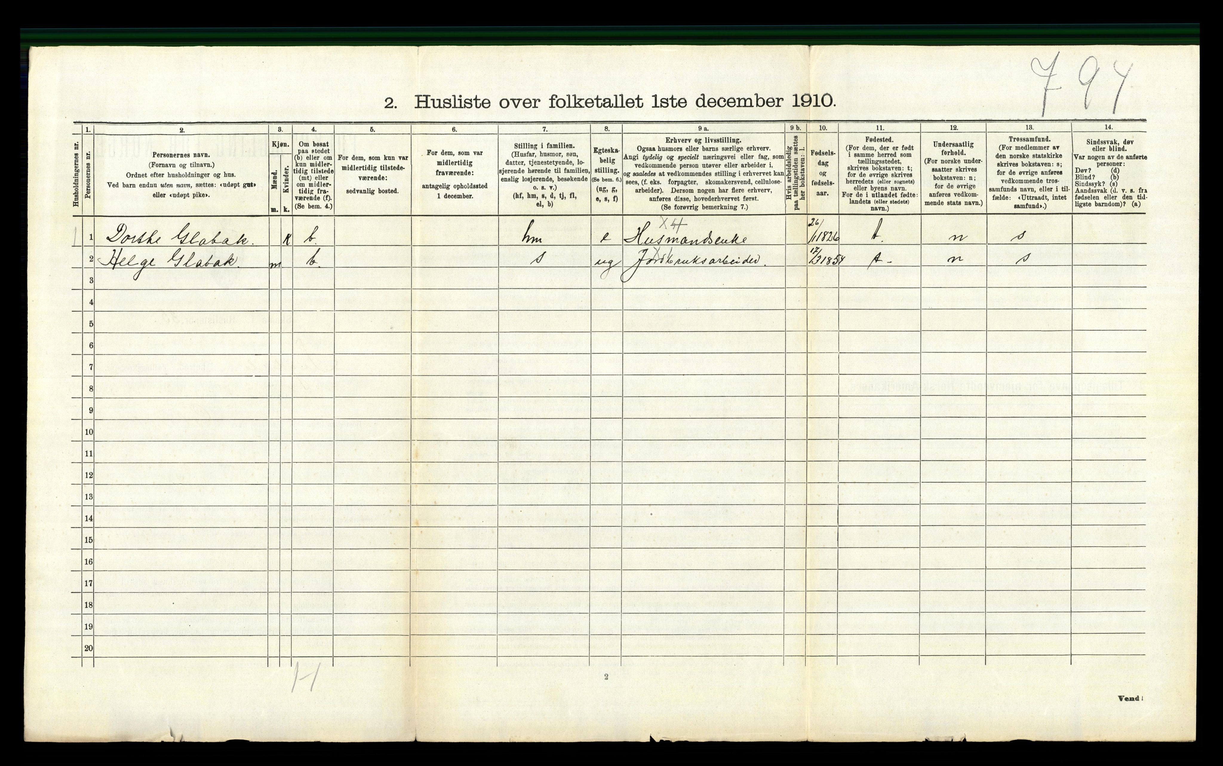 RA, Folketelling 1910 for 0621 Sigdal herred, 1910, s. 353