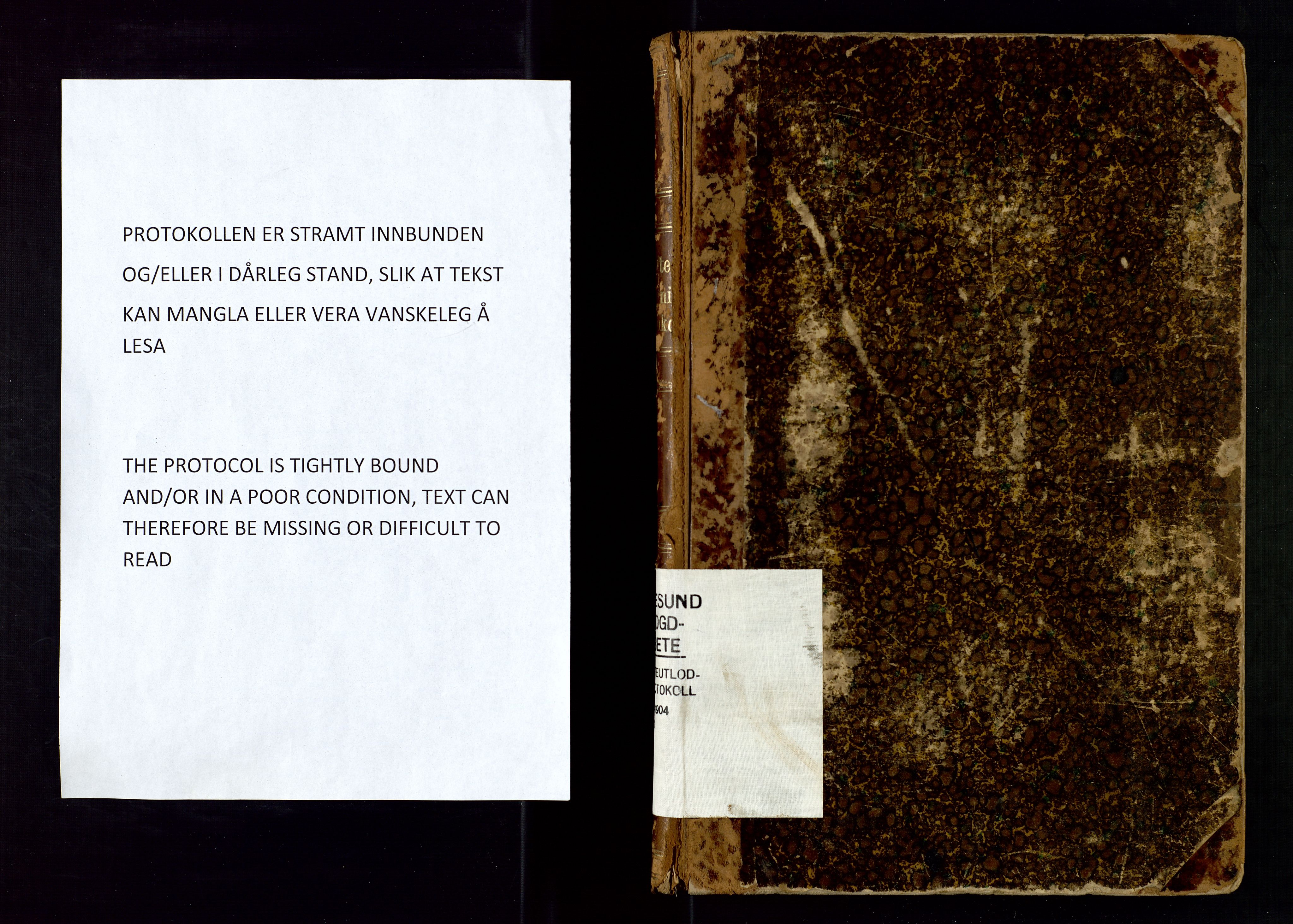 Haugesund tingrett, AV/SAST-A-101415/01/IV/IVD/L0001: Skifteutlodningsprotokoll, med register, 1897-1904