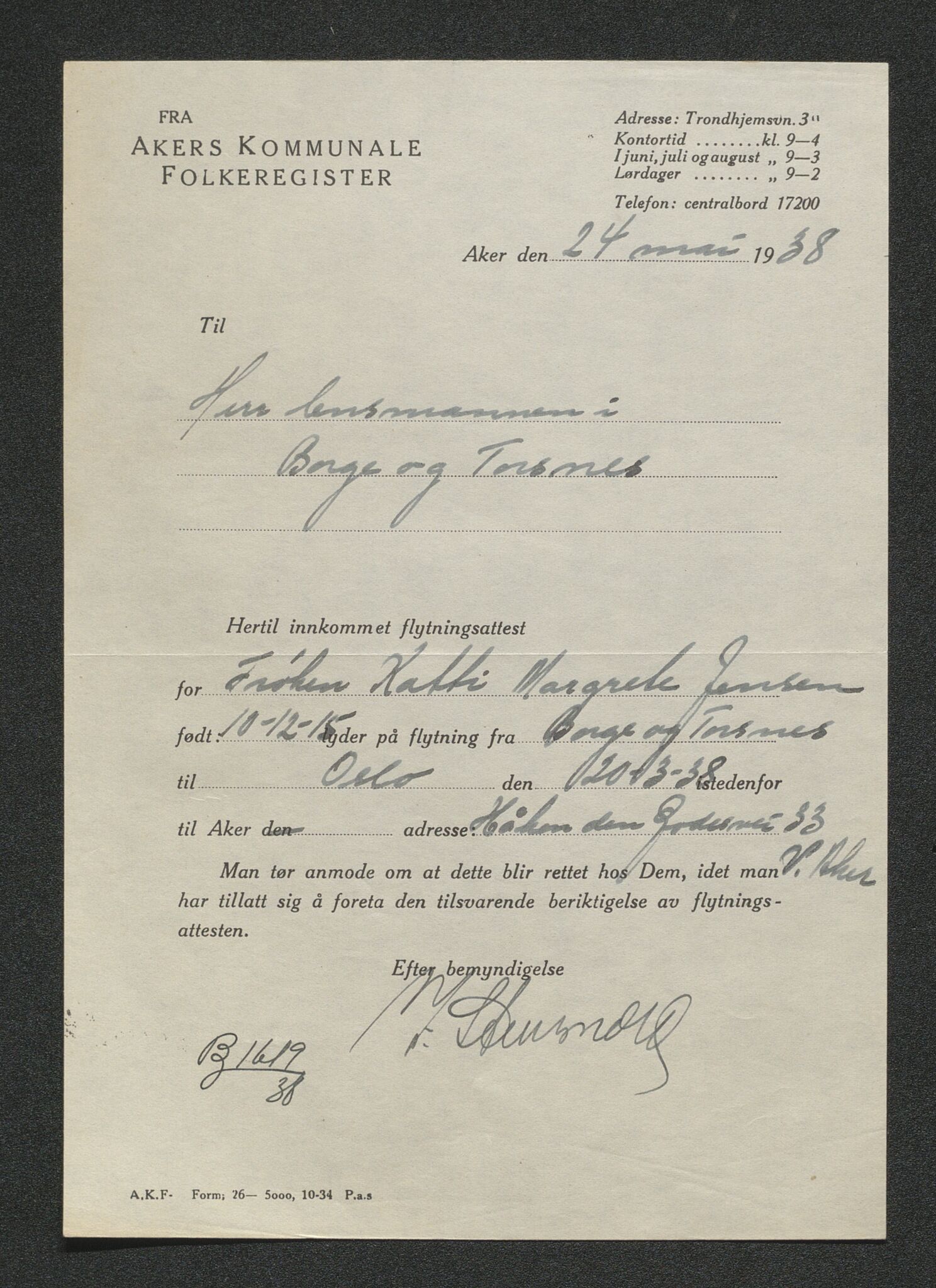 Borge lensmannskontor (Østfold), AV/SAO-A-10176/I/Ia/L0005: Protokoll over inn- og utflyttede i Borge fattigkommune, 1914-1923