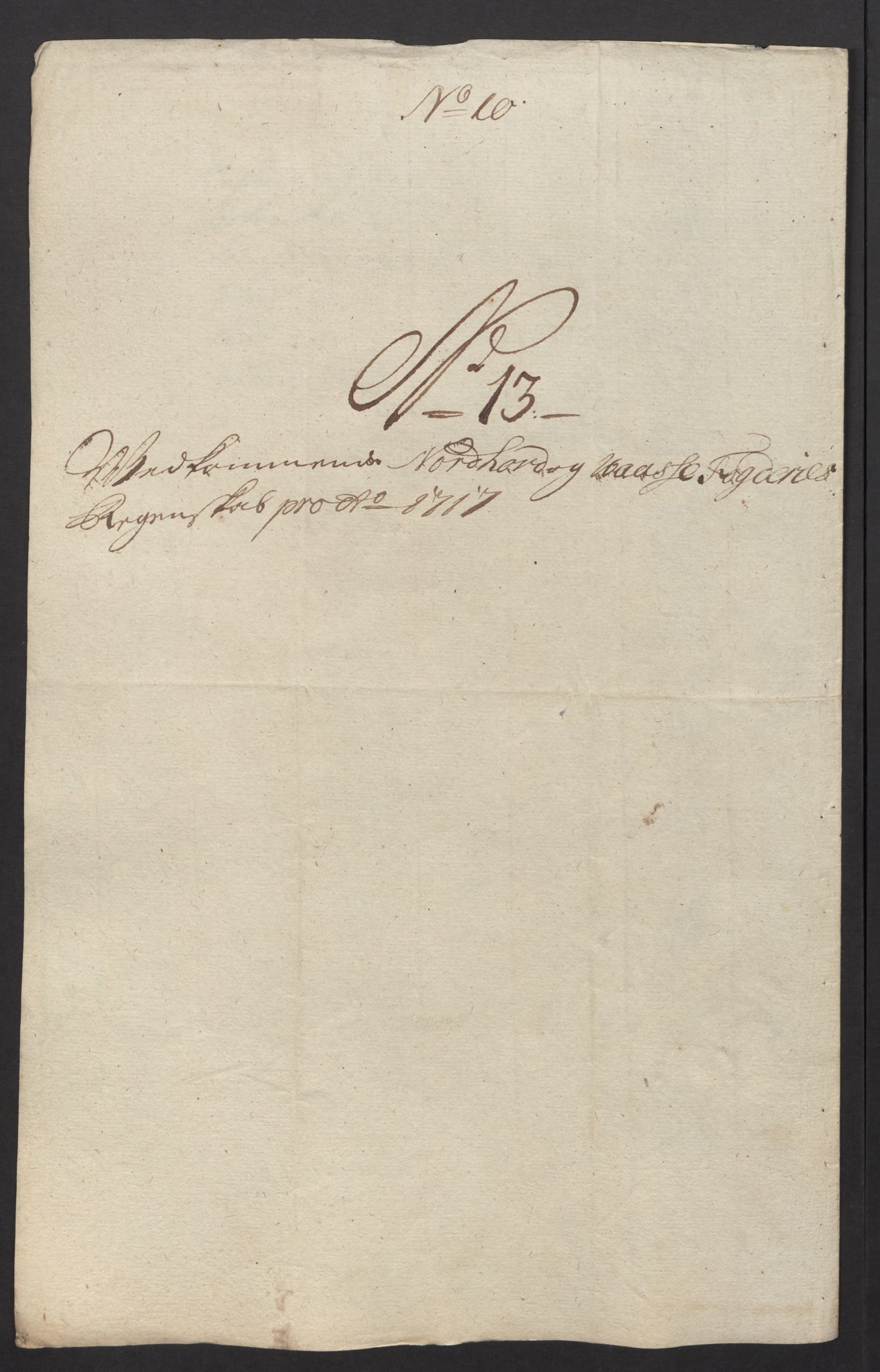 Rentekammeret inntil 1814, Reviderte regnskaper, Fogderegnskap, RA/EA-4092/R51/L3201: Fogderegnskap Nordhordland og Voss, 1717, s. 67