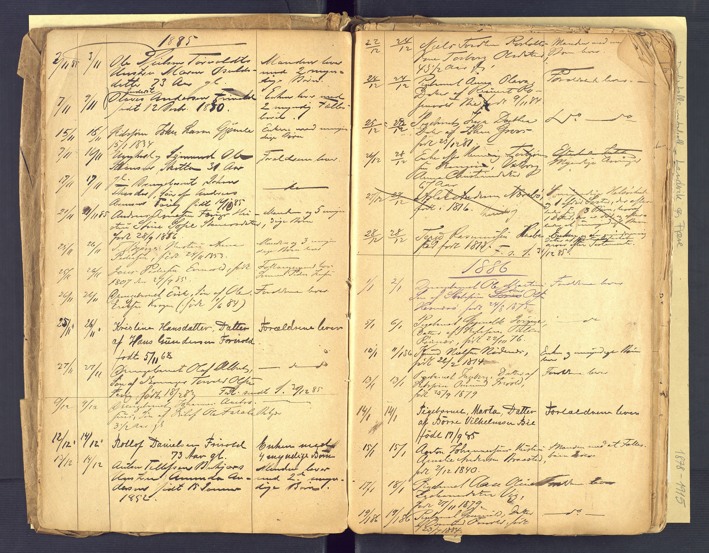 Landvik og Fjære lensmannskontor, AV/SAK-1241-0027/F/Fe/L0001: Dødsfallsprotokoll Landvik og Fjære nr 137, 1878-1915